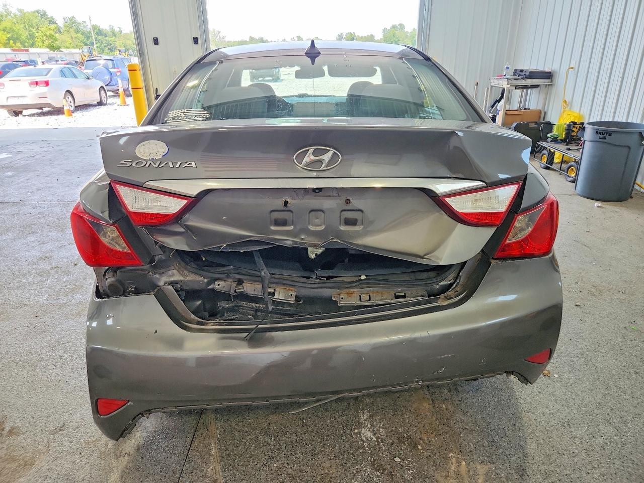 2014 Hyundai Sonata Gls Серый vin: 5NPEB4AC2EH921193