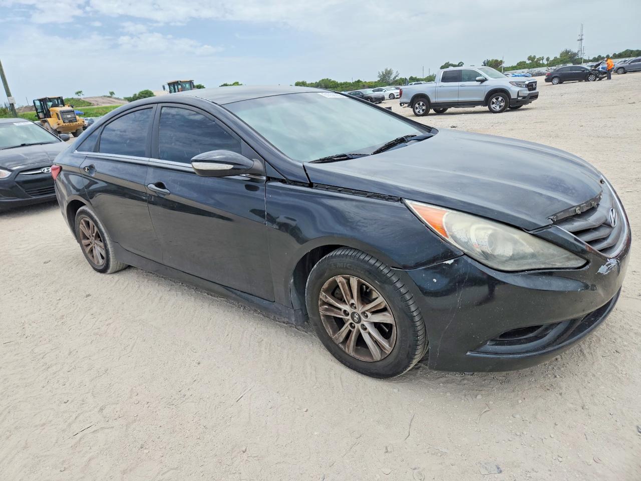 2014 Hyundai Sonata Gls Black vin: 5NPEB4AC2EH923042