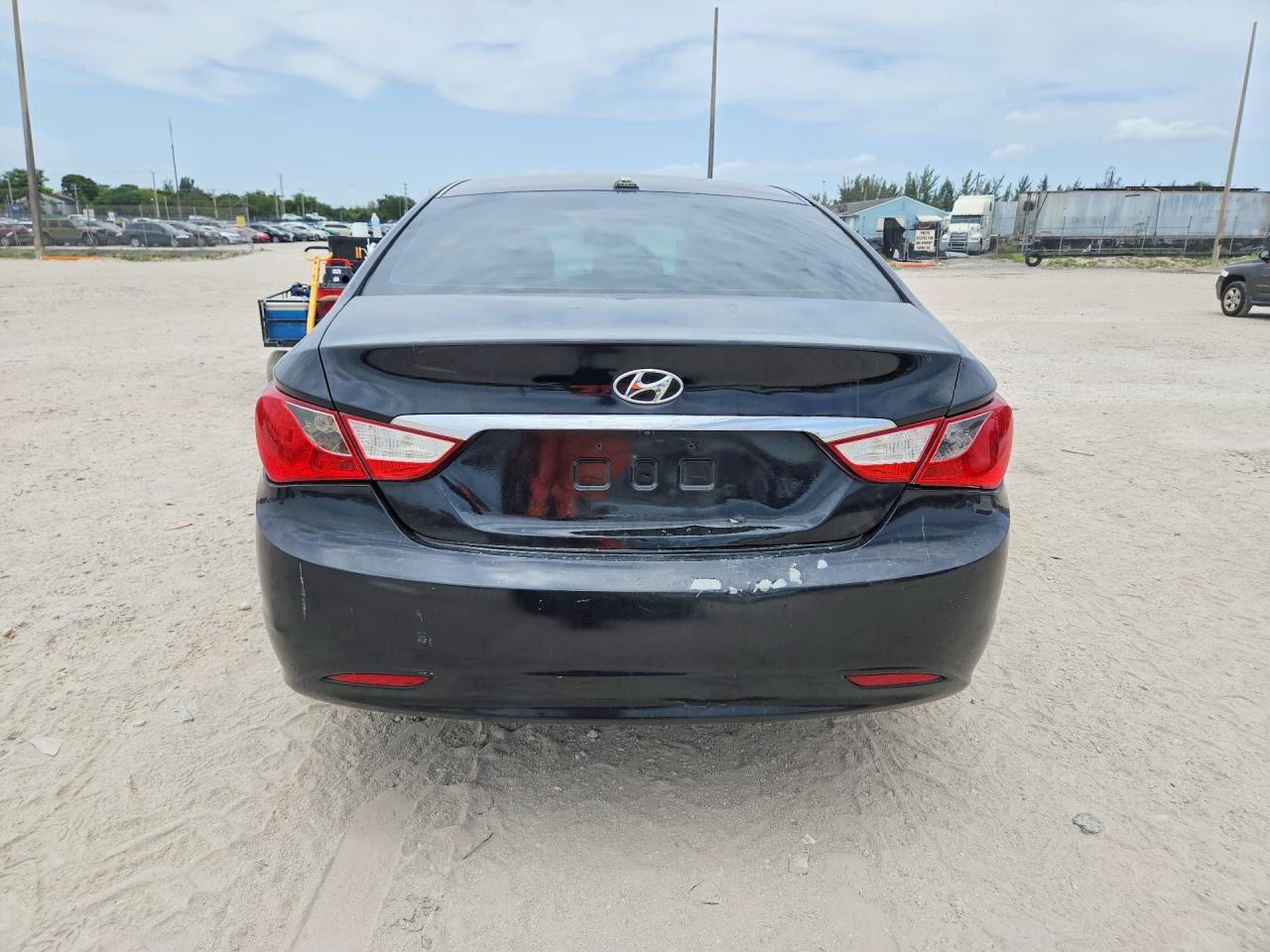 2014 Hyundai Sonata Gls Black vin: 5NPEB4AC2EH923042
