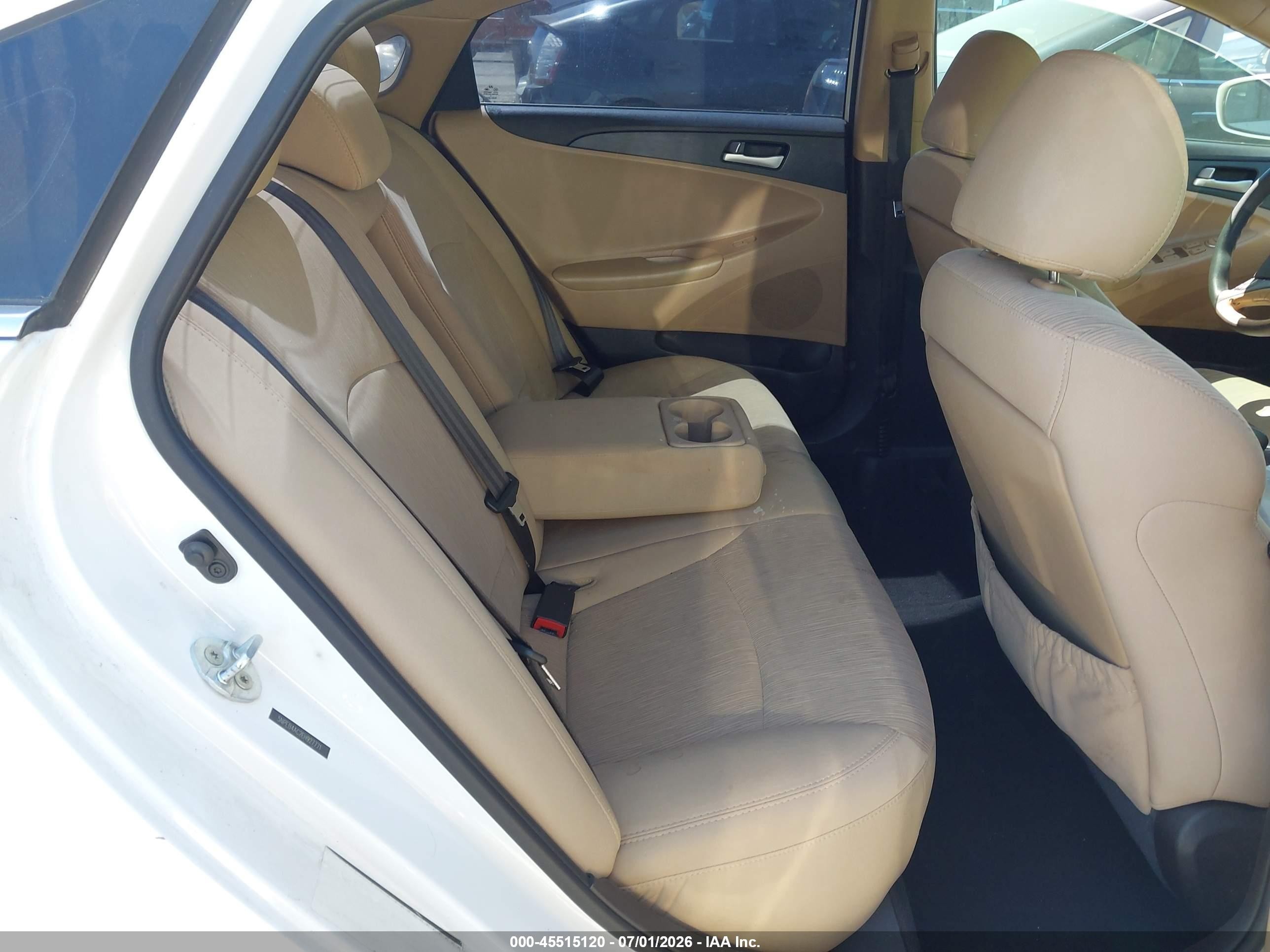 2014 Hyundai Sonata Gls White vin: 5NPEB4AC2EH927771