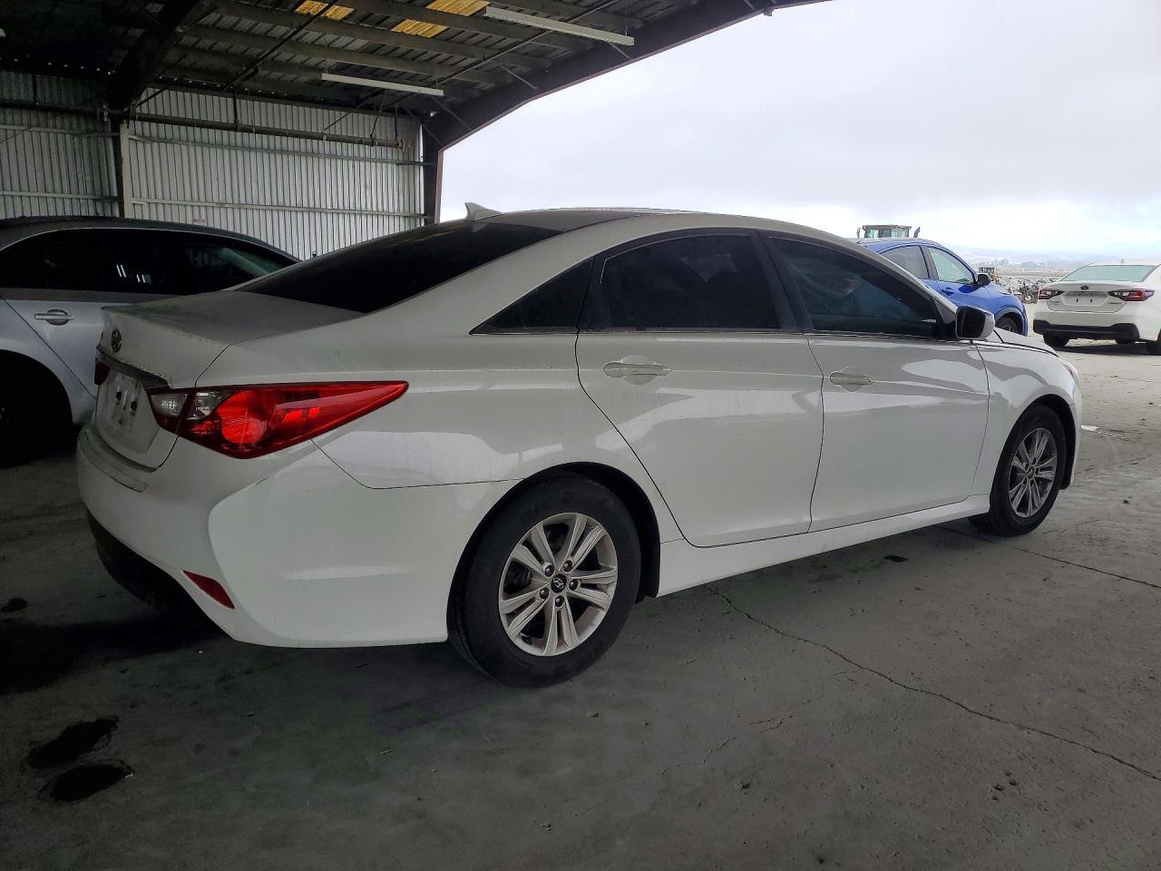 2014 Hyundai Sonata Gls White vin: 5NPEB4AC2EH927771