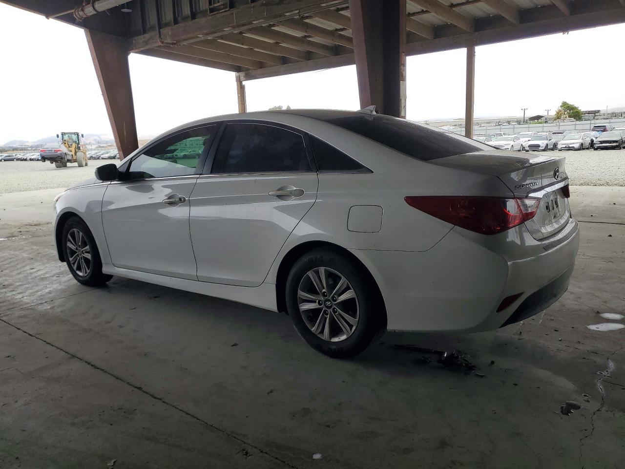 2014 Hyundai Sonata Gls White vin: 5NPEB4AC2EH927771