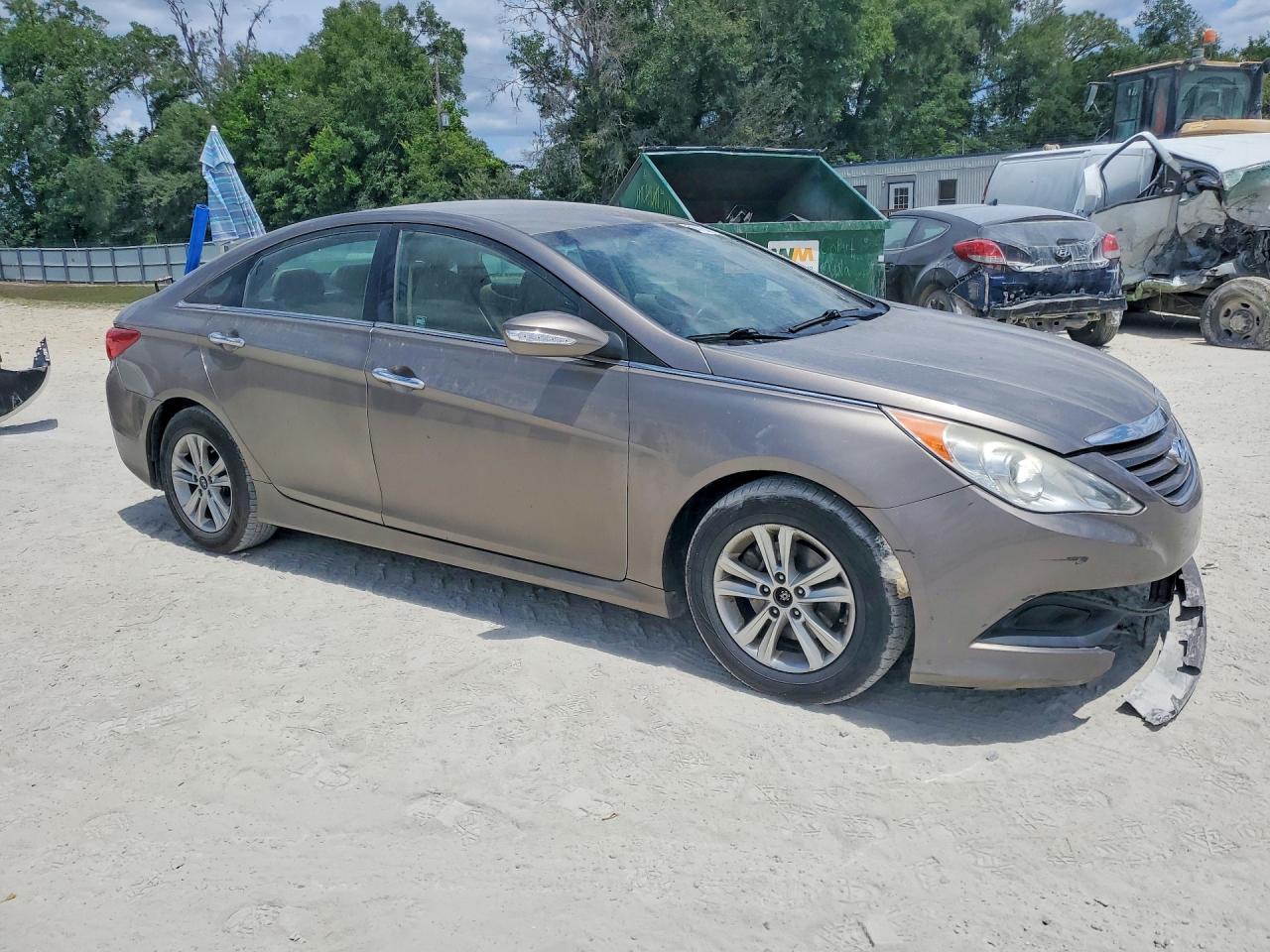 2014 Hyundai Sonata Gls Tan vin: 5NPEB4AC2EH936356