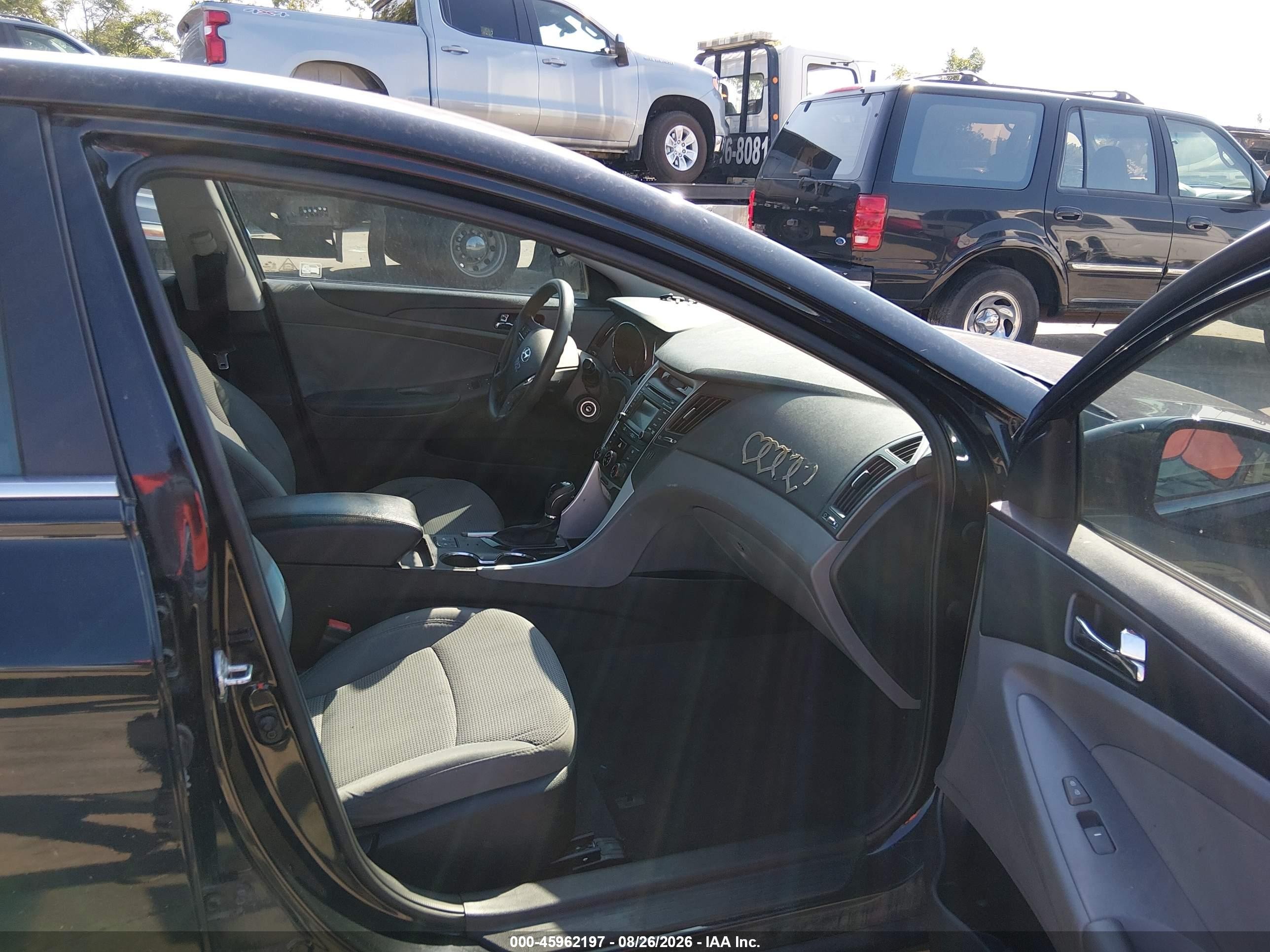 2014 Hyundai Sonata Gls Черный vin: 5NPEB4AC2EH936471