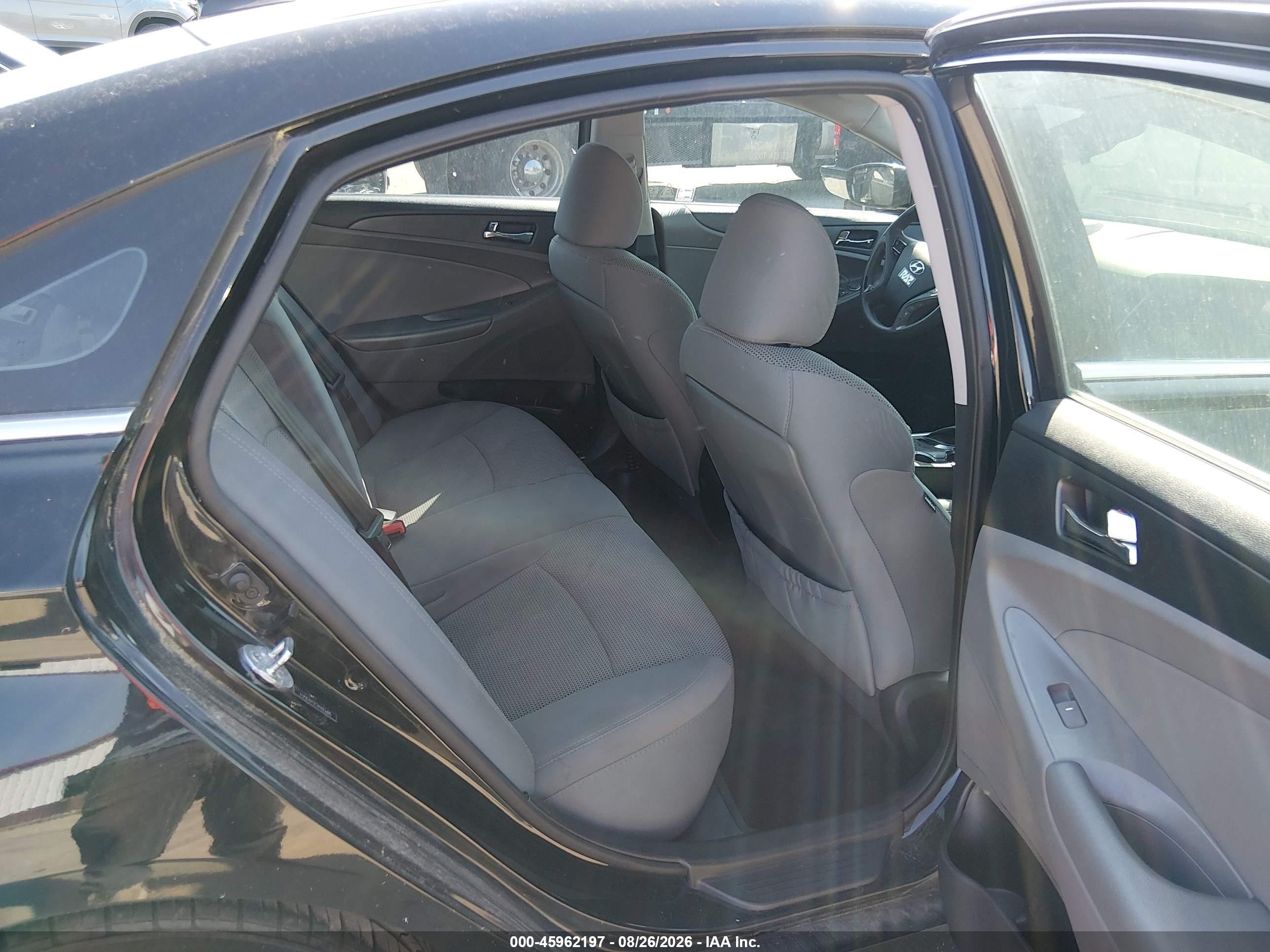 2014 Hyundai Sonata Gls Черный vin: 5NPEB4AC2EH936471