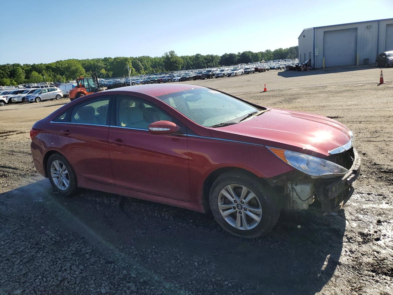 2014 Hyundai Sonata Gls Red vin: 5NPEB4AC2EH945199