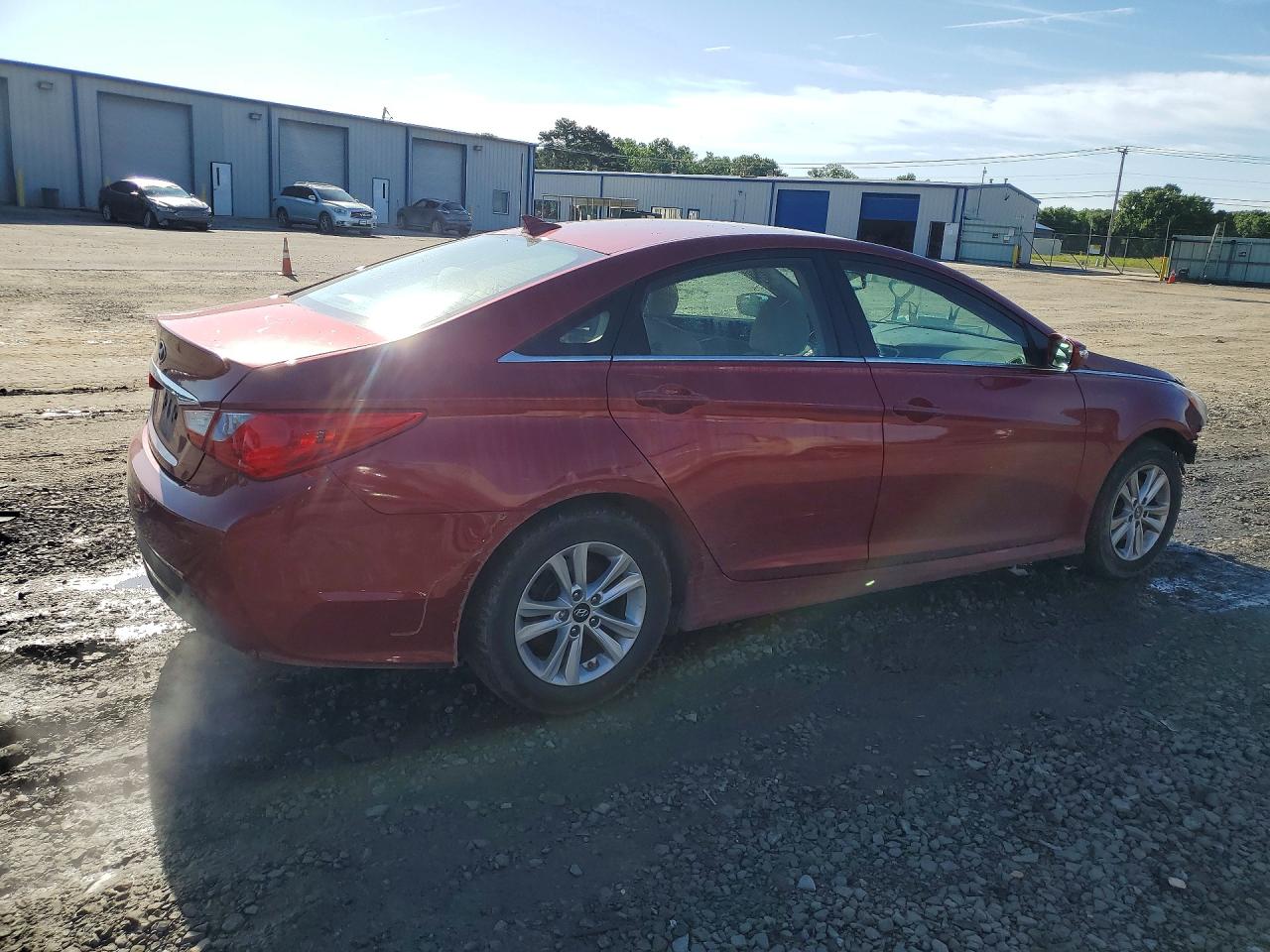 2014 Hyundai Sonata Gls Red vin: 5NPEB4AC2EH945199