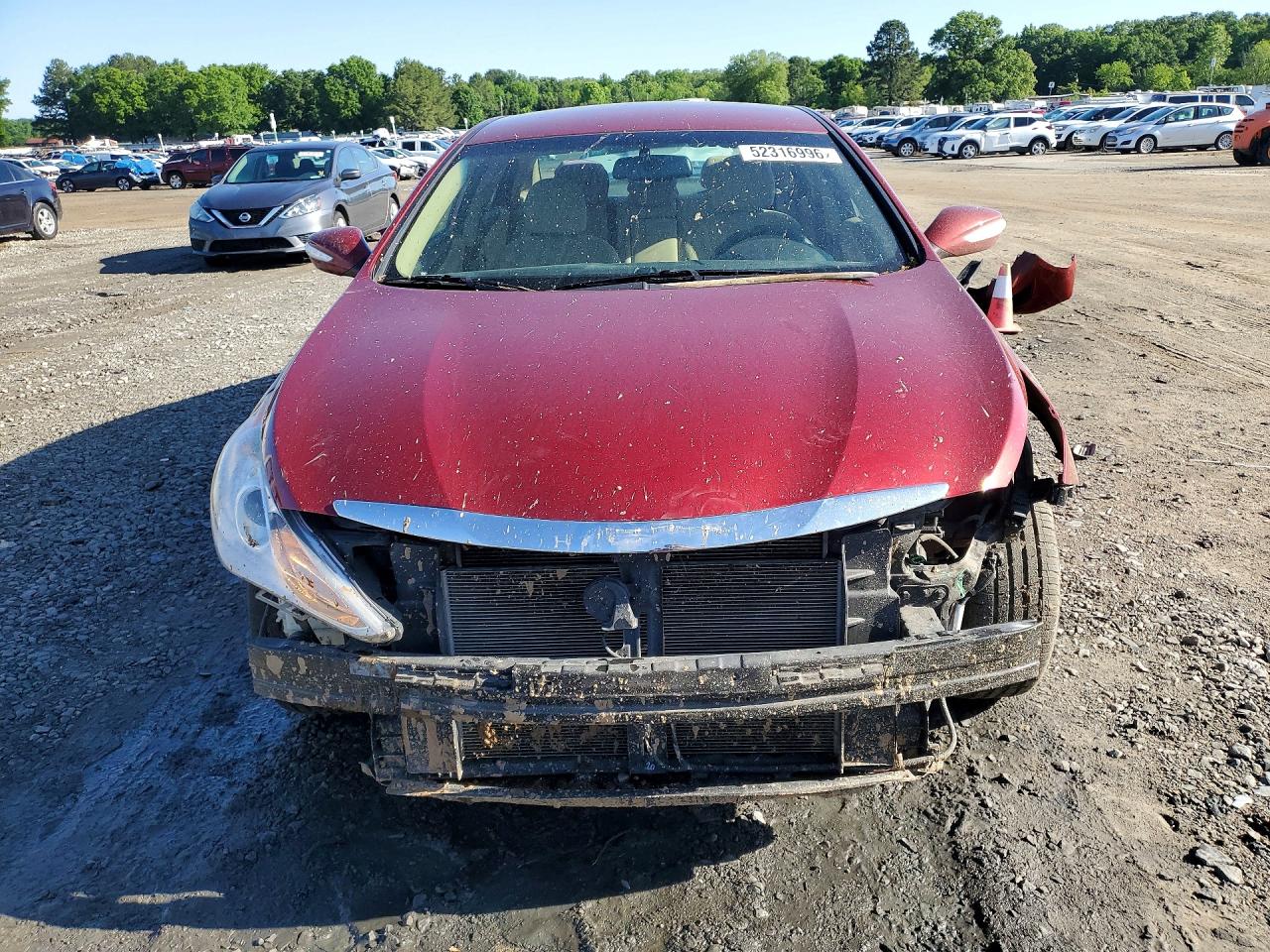 2014 Hyundai Sonata Gls Red vin: 5NPEB4AC2EH945199