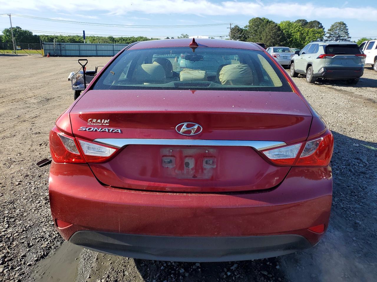 2014 Hyundai Sonata Gls Red vin: 5NPEB4AC2EH945199
