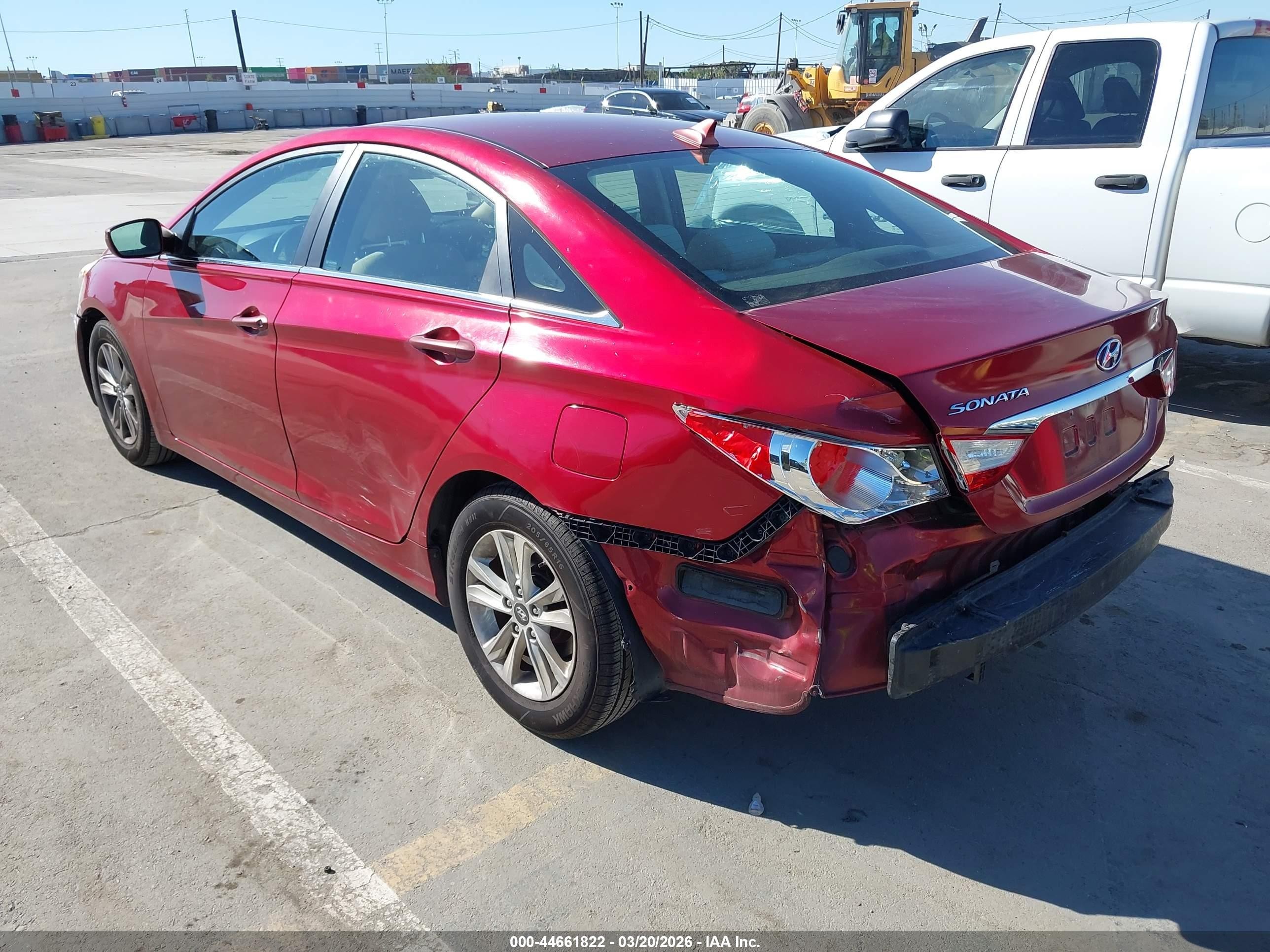 2011 Hyundai Sonata Gls Red vin: 5NPEB4AC3BH004629