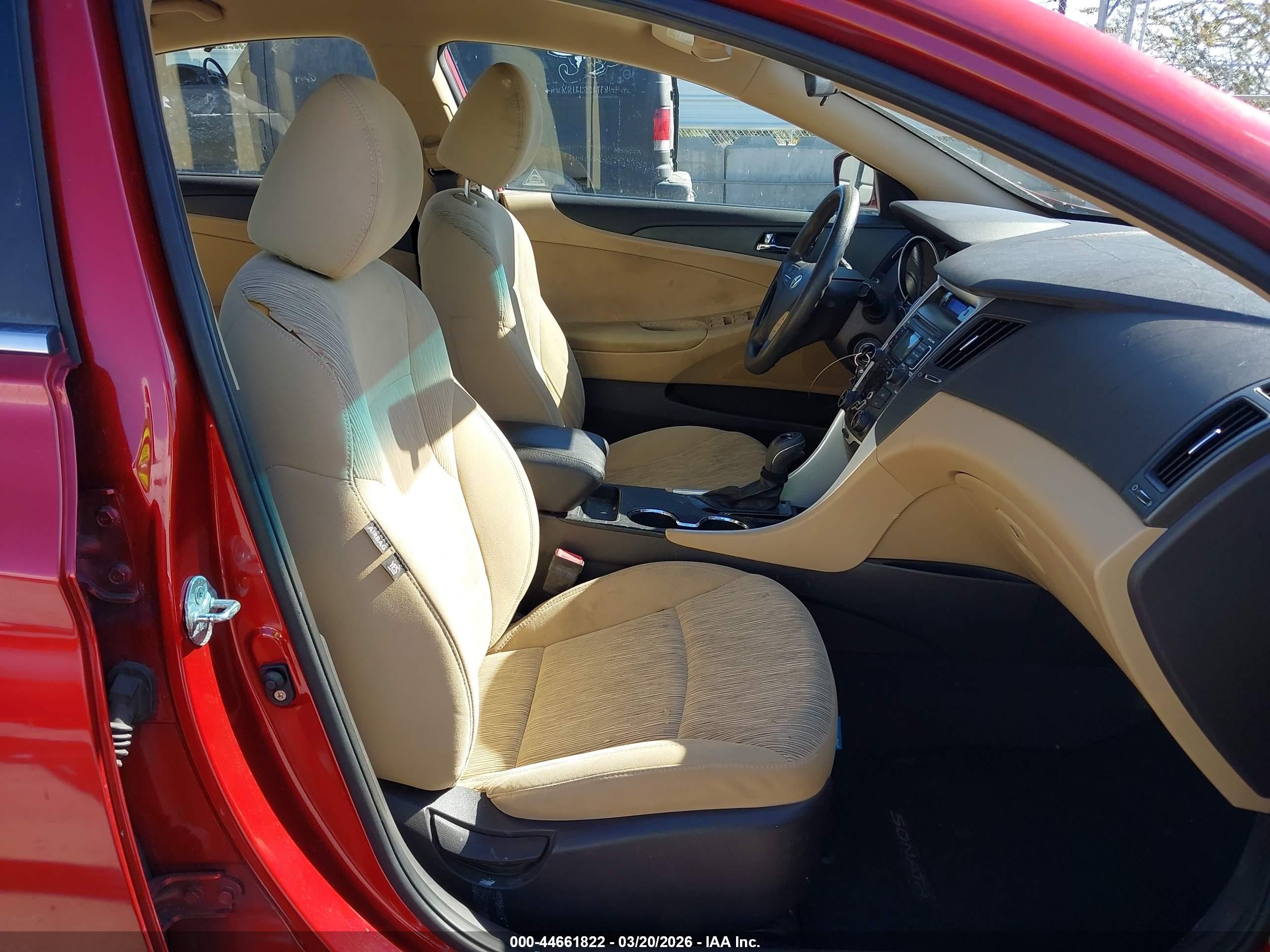 2011 Hyundai Sonata Gls Red vin: 5NPEB4AC3BH004629