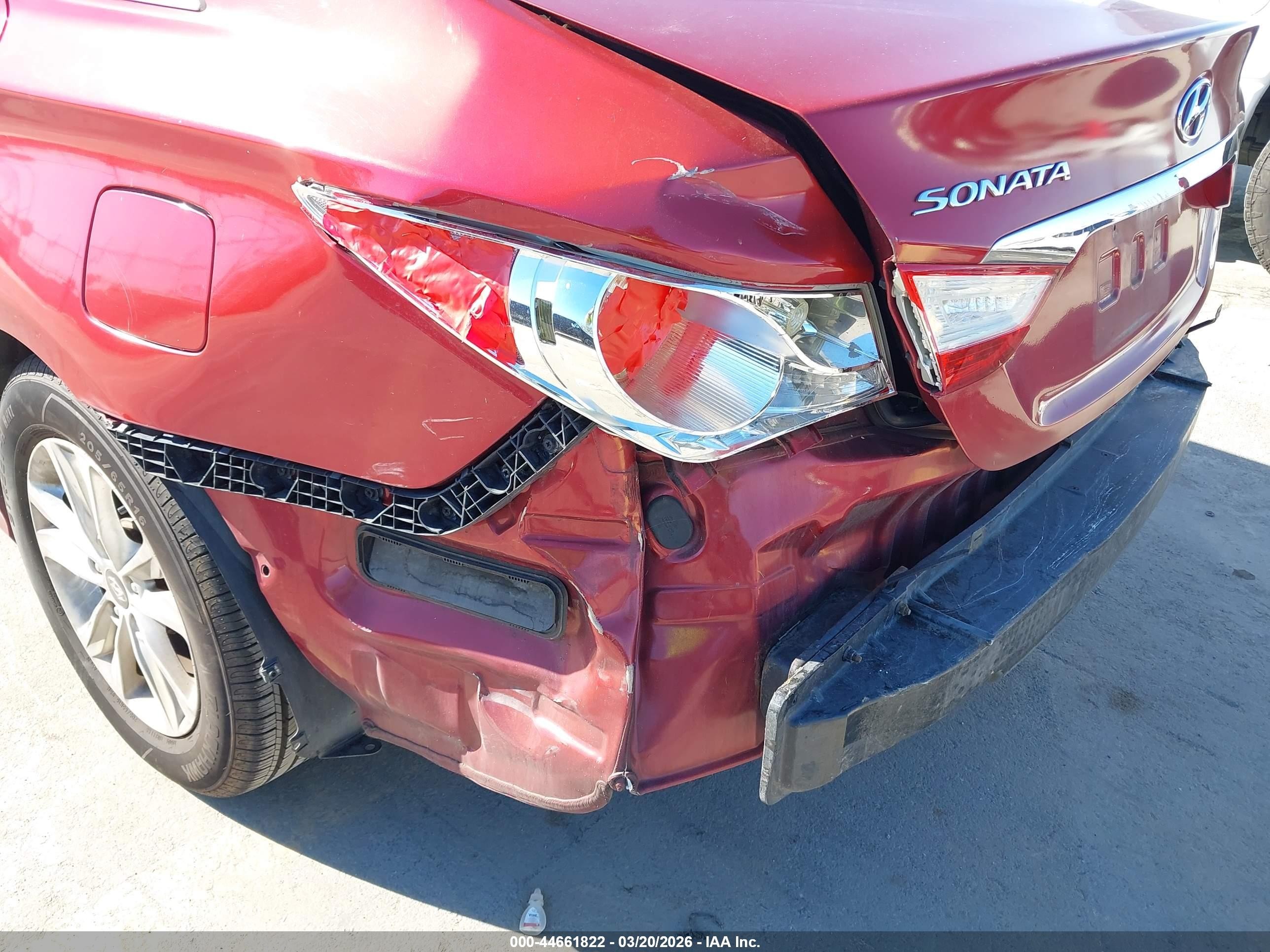 2011 Hyundai Sonata Gls Red vin: 5NPEB4AC3BH004629