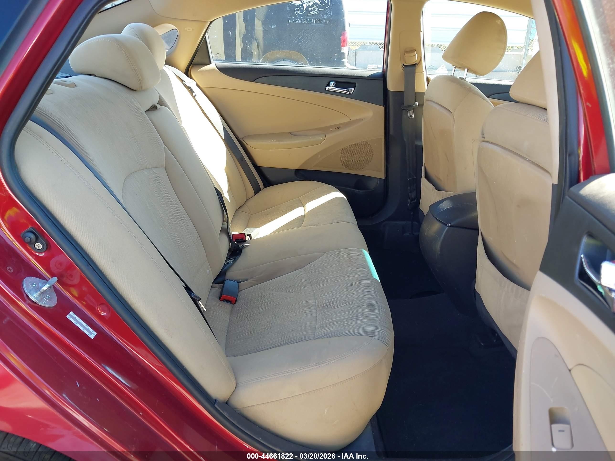 2011 Hyundai Sonata Gls Red vin: 5NPEB4AC3BH004629