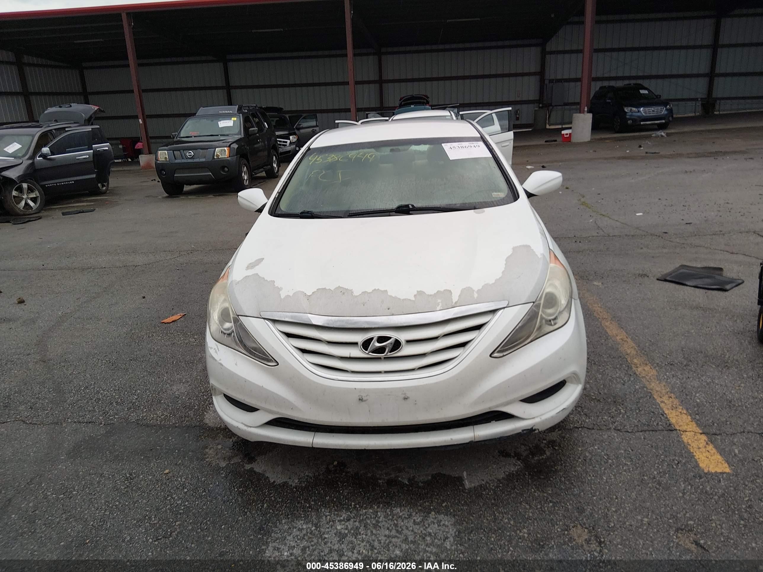 2011 Hyundai Sonata Gls White vin: 5NPEB4AC3BH006297