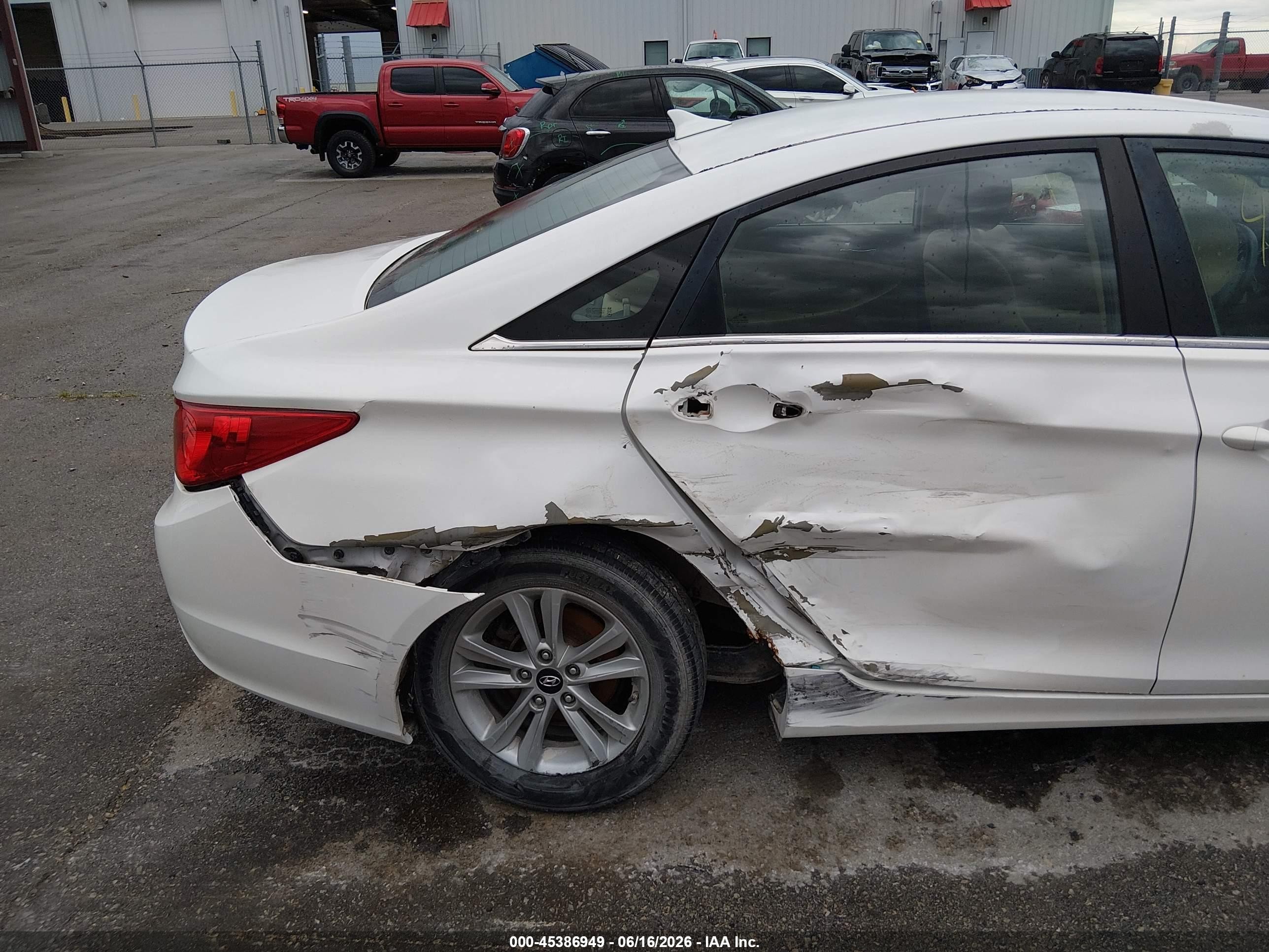2011 Hyundai Sonata Gls White vin: 5NPEB4AC3BH006297