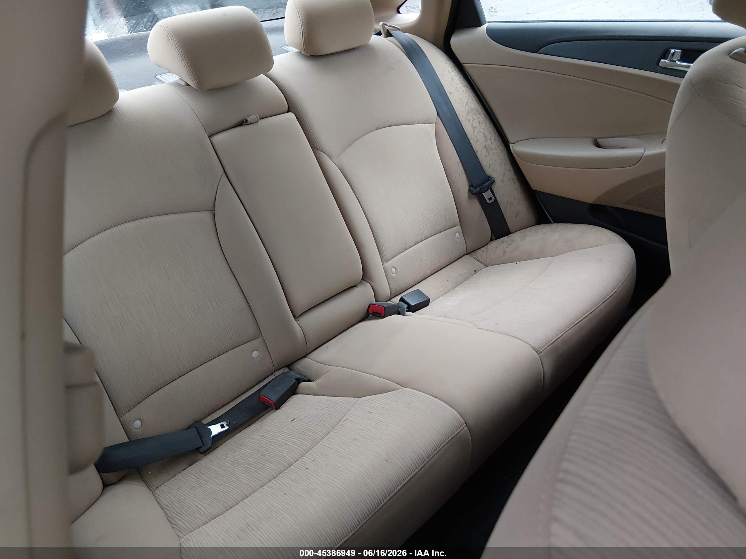 2011 Hyundai Sonata Gls White vin: 5NPEB4AC3BH006297