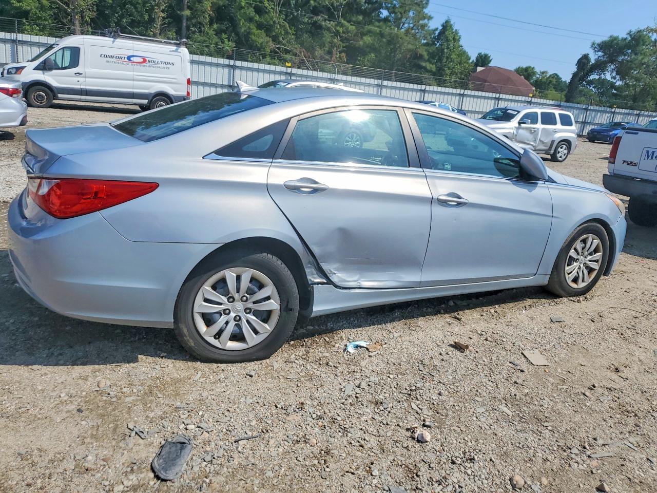 2011 Hyundai Sonata Gls Gray vin: 5NPEB4AC3BH019289