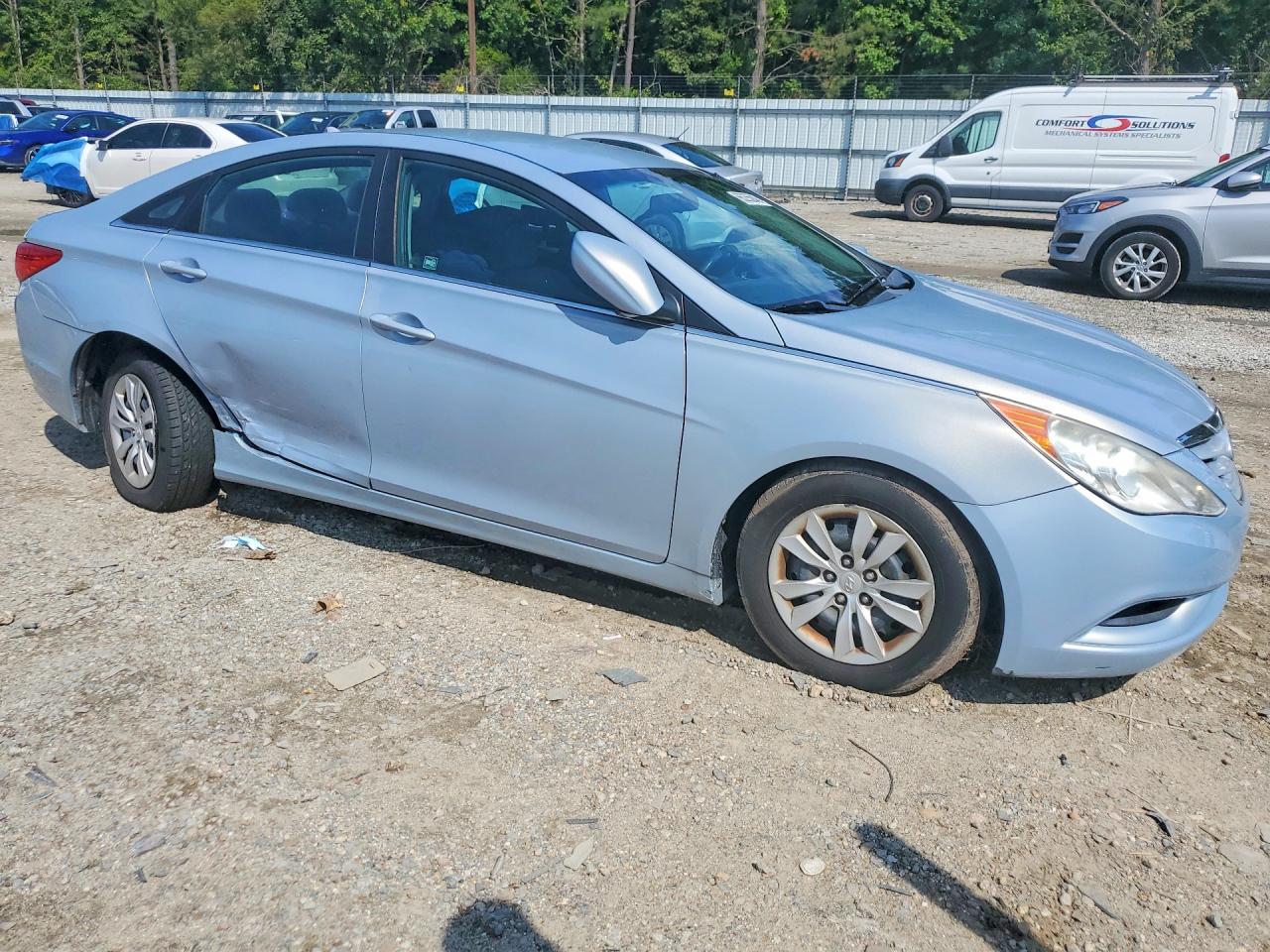 2011 Hyundai Sonata Gls Gray vin: 5NPEB4AC3BH019289
