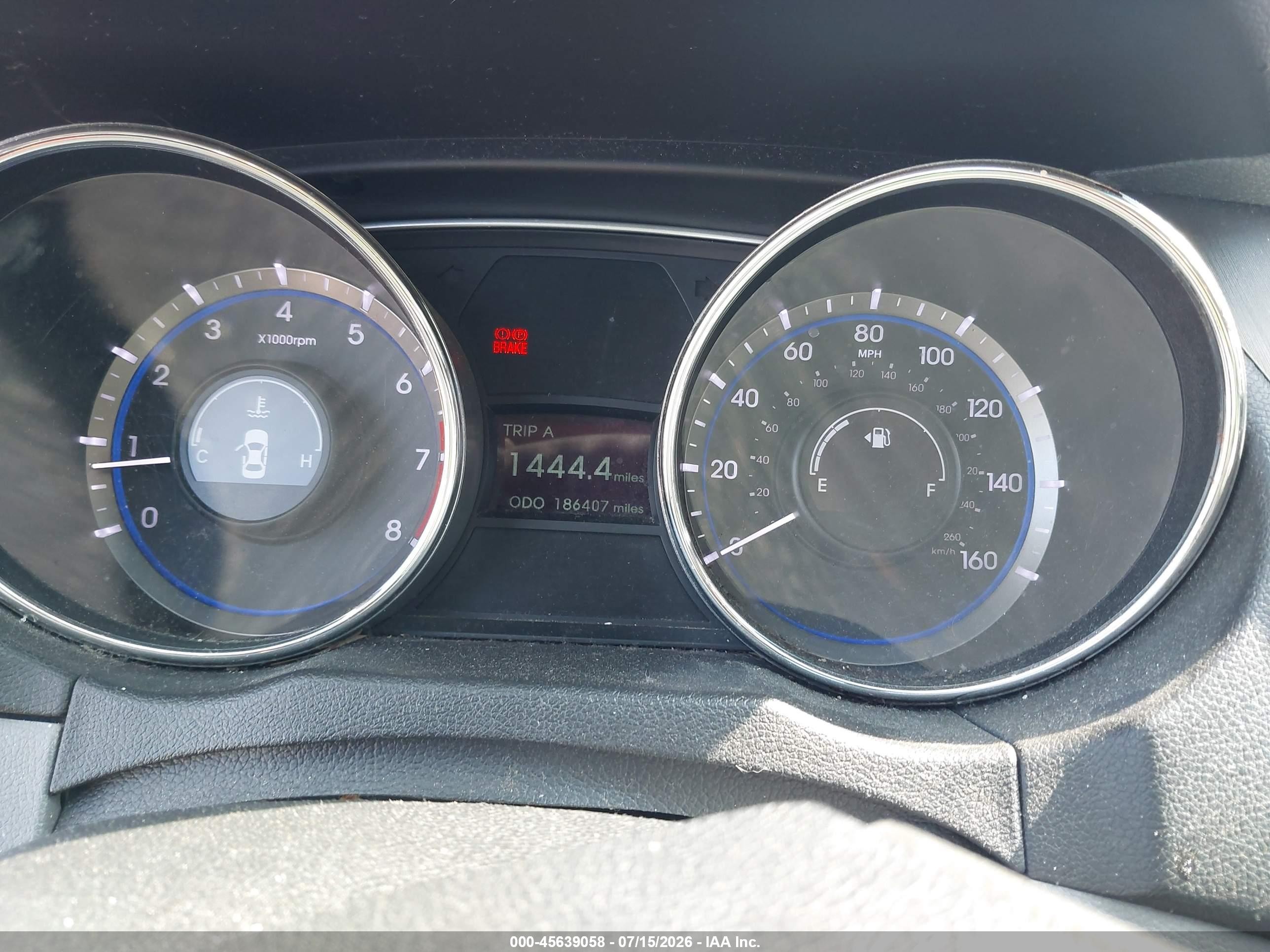 2011 Hyundai Sonata Gls Gray vin: 5NPEB4AC3BH040627