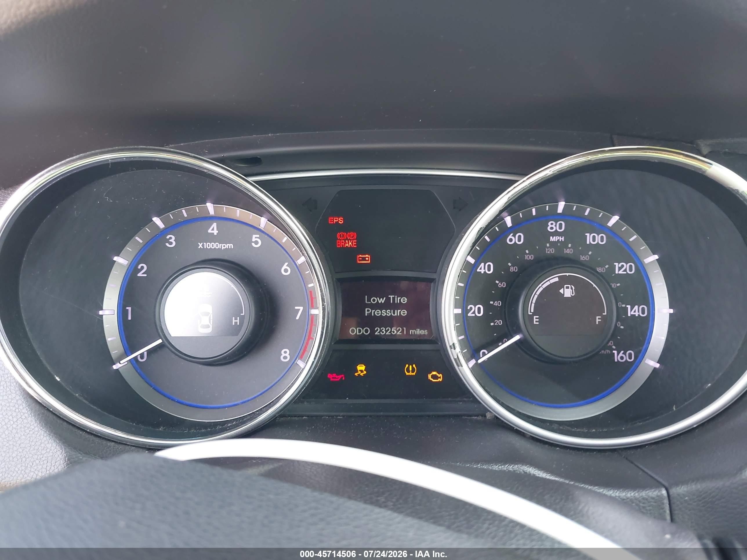 2011 Hyundai Sonata Gls Blue vin: 5NPEB4AC3BH055595
