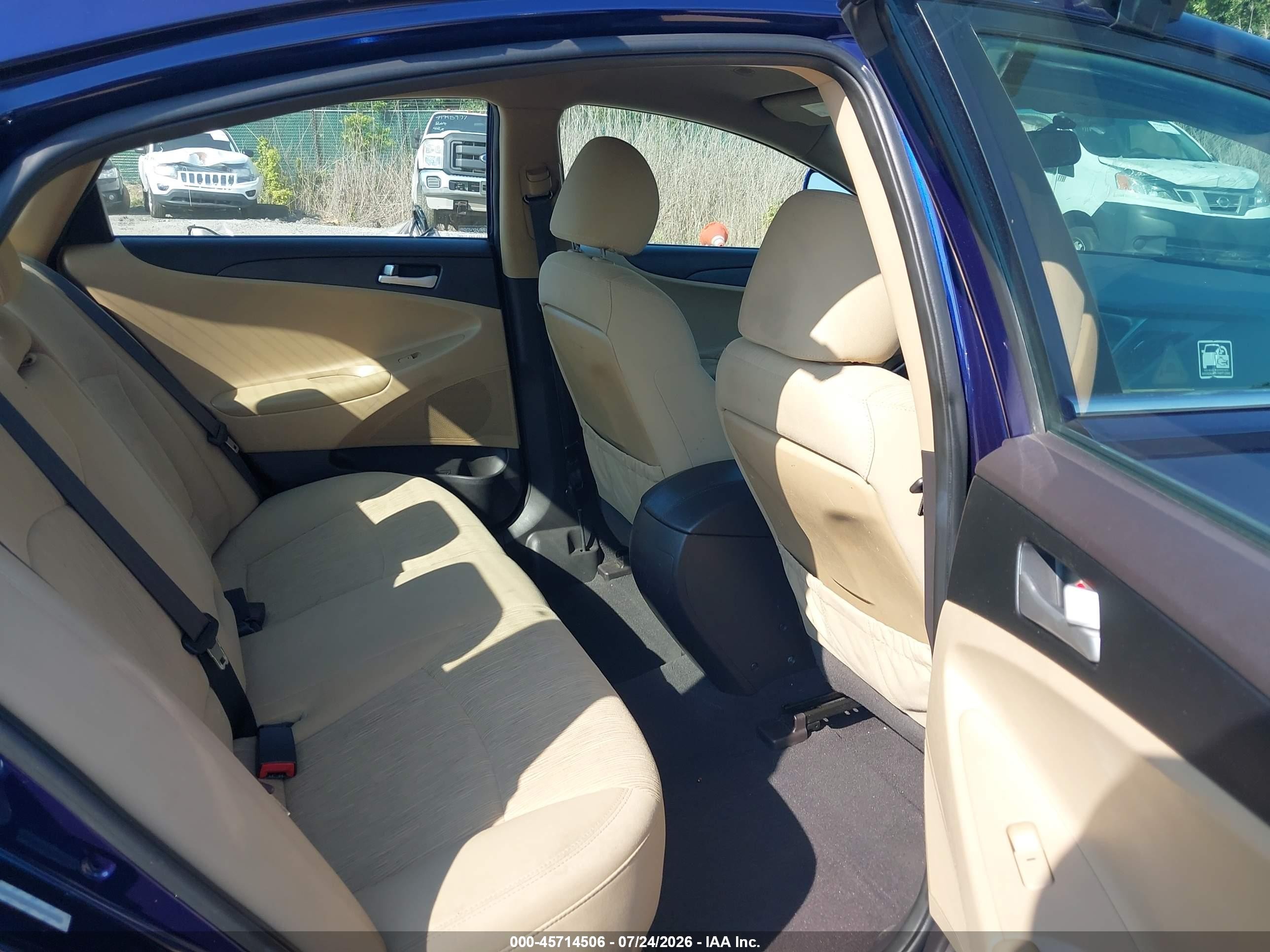2011 Hyundai Sonata Gls Blue vin: 5NPEB4AC3BH055595