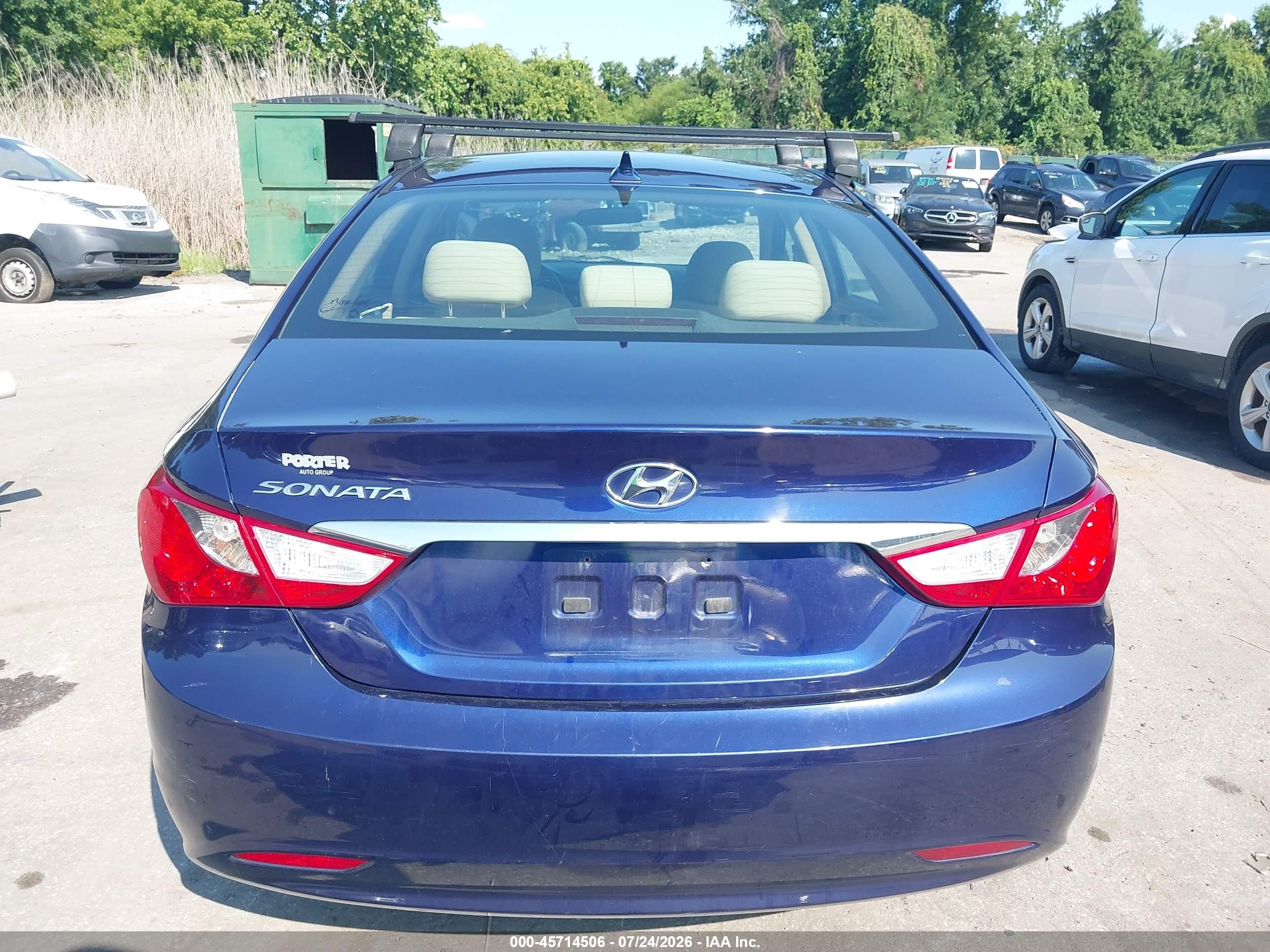 2011 Hyundai Sonata Gls Blue vin: 5NPEB4AC3BH055595