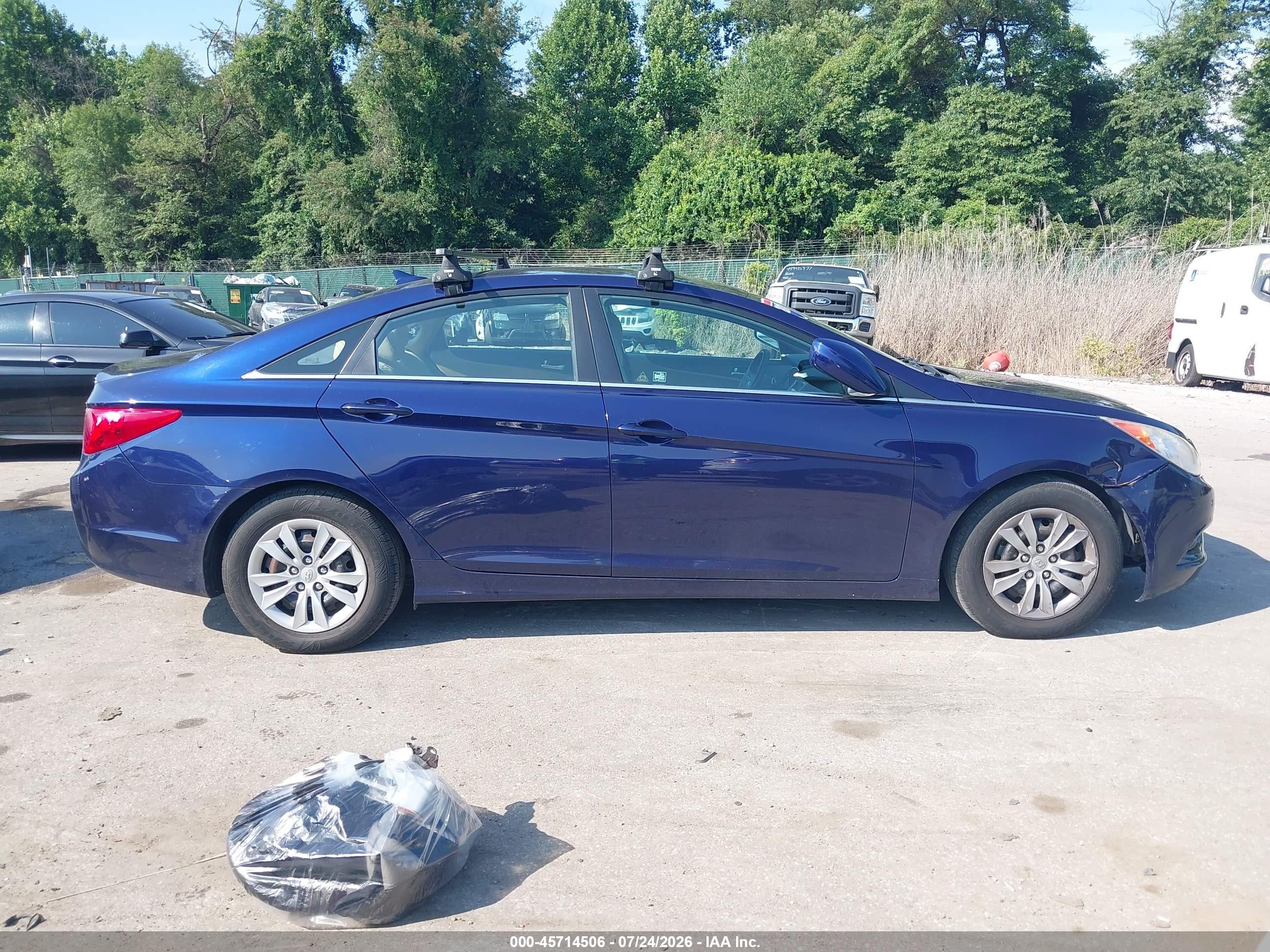 2011 Hyundai Sonata Gls Blue vin: 5NPEB4AC3BH055595