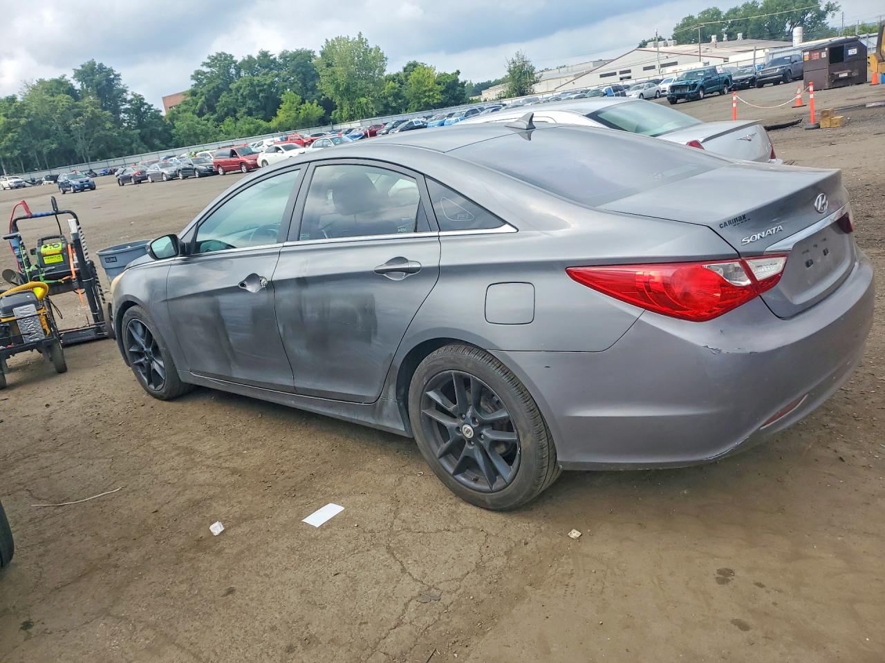 2011 Hyundai Sonata Gls Gray vin: 5NPEB4AC3BH082747