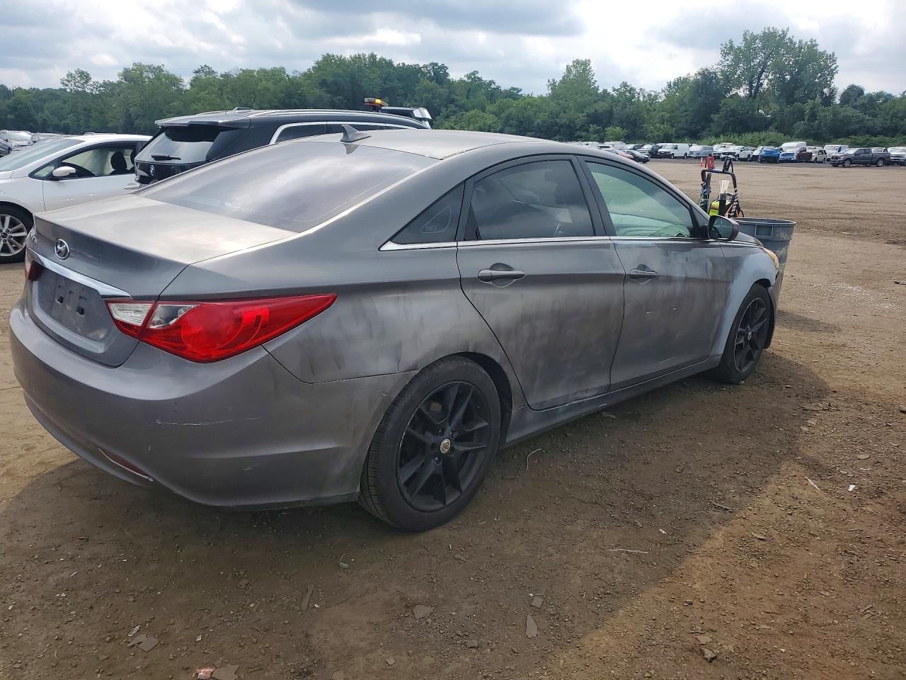 2011 Hyundai Sonata Gls Gray vin: 5NPEB4AC3BH082747
