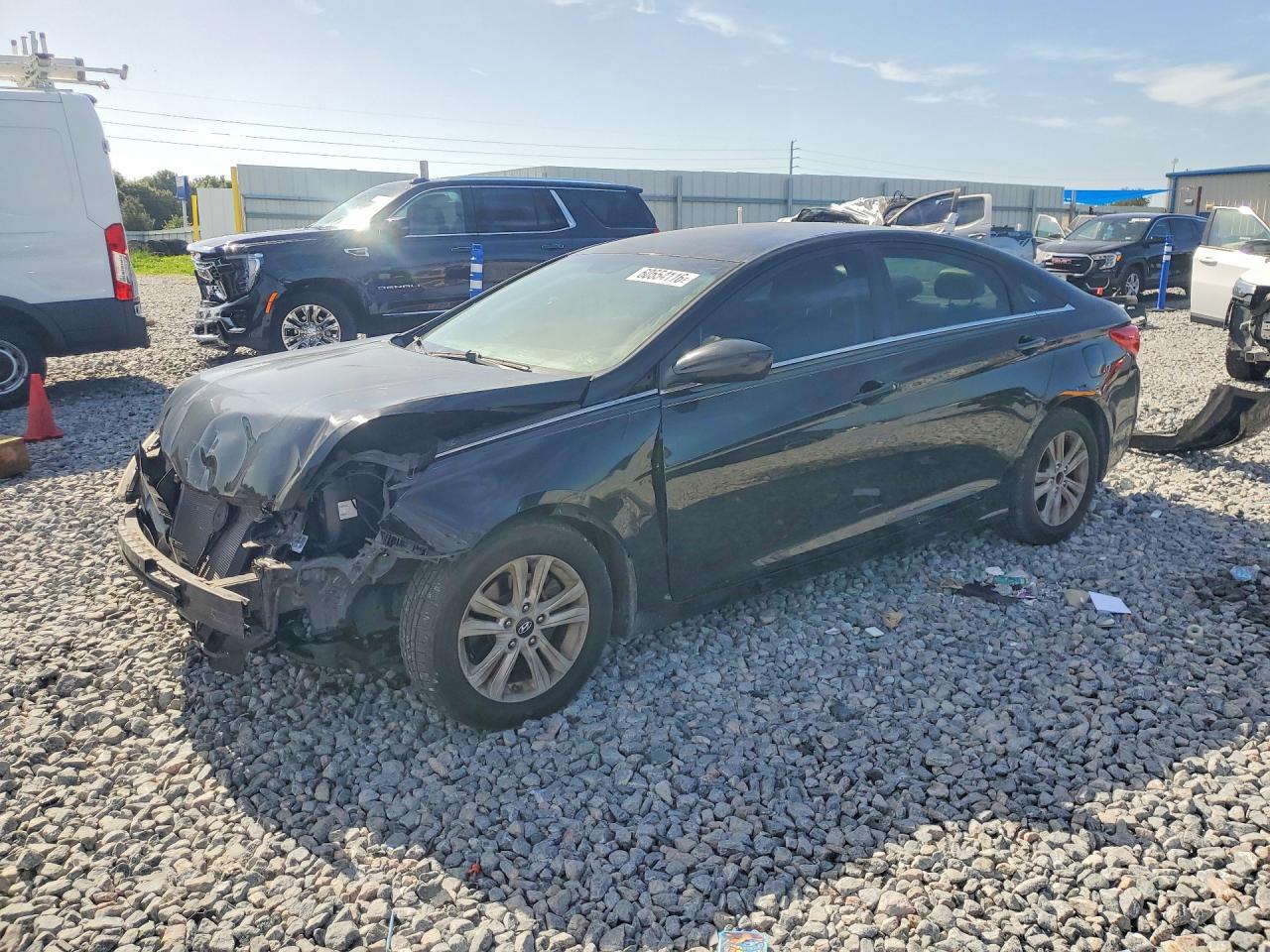 2011 Hyundai Sonata Gls Black vin: 5NPEB4AC3BH100079