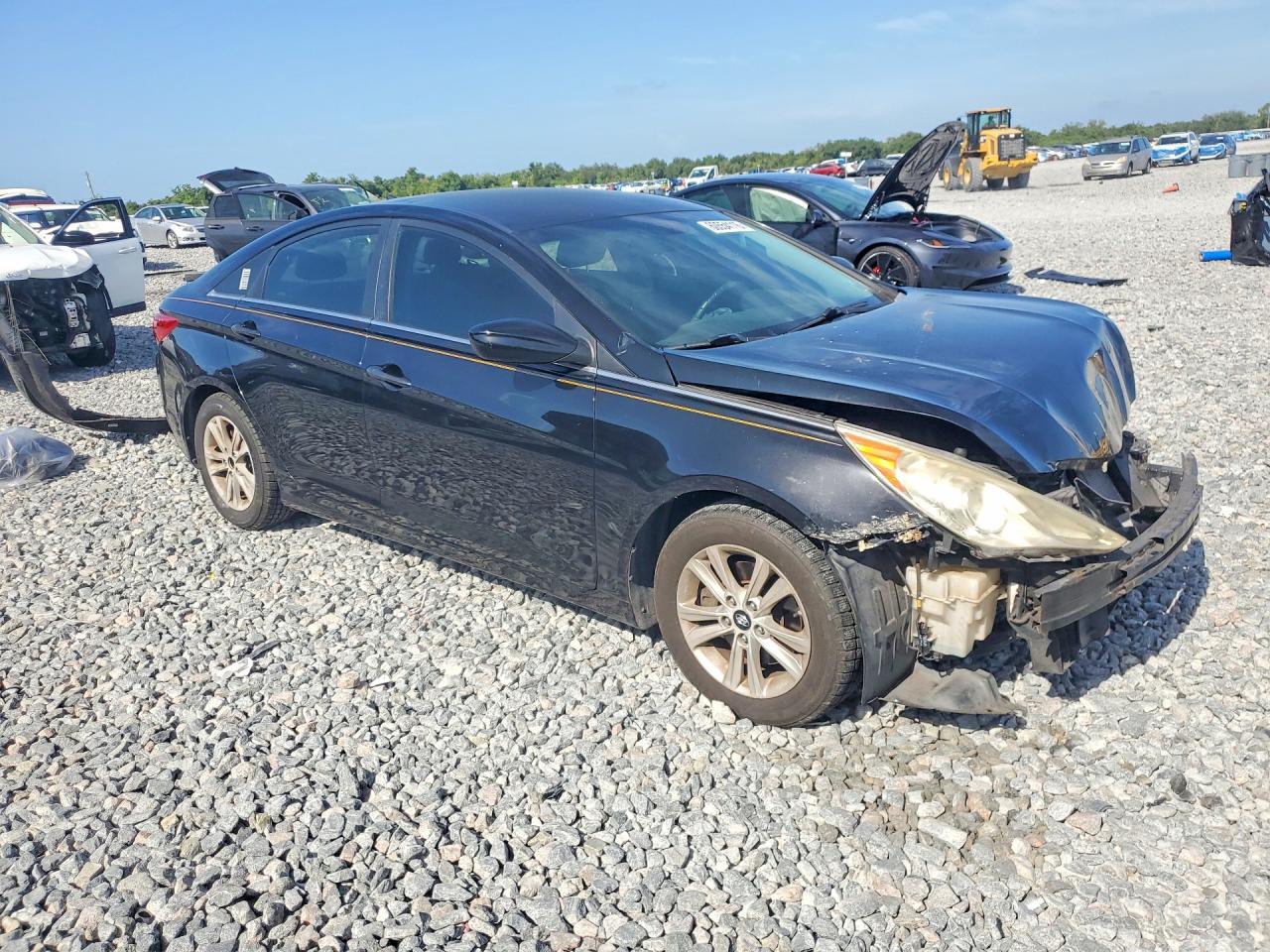 2011 Hyundai Sonata Gls Черный vin: 5NPEB4AC3BH100079
