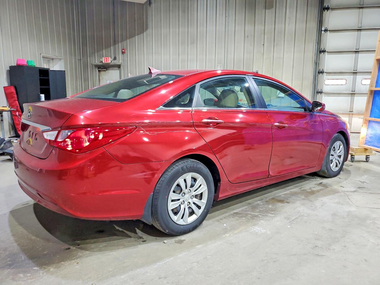 2011 Hyundai Sonata Gls Red vin: 5NPEB4AC3BH101961