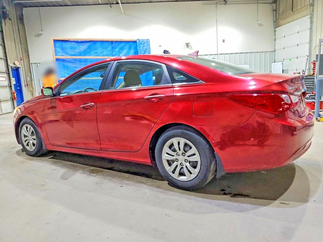 2011 Hyundai Sonata Gls Red vin: 5NPEB4AC3BH101961