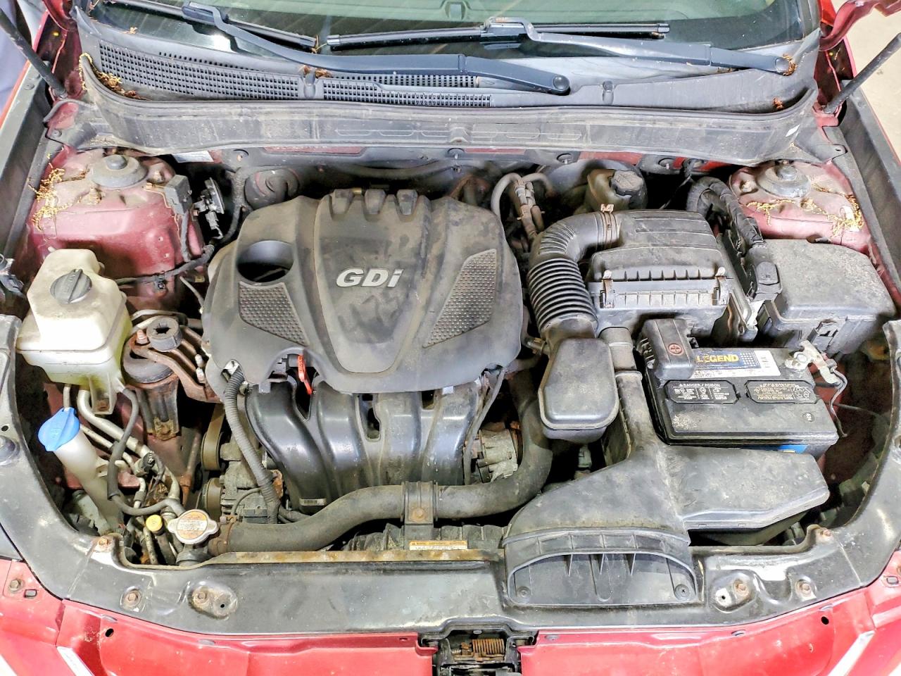 2011 Hyundai Sonata Gls Red vin: 5NPEB4AC3BH101961