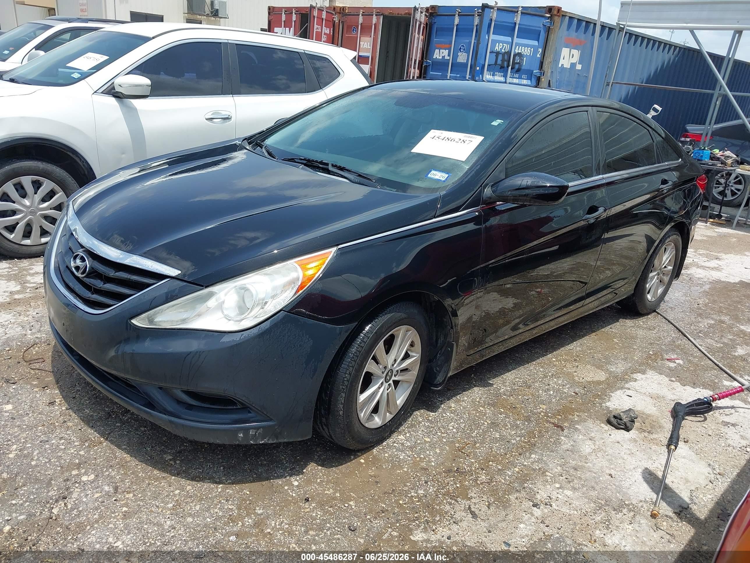 2011 Hyundai Sonata Gls Black vin: 5NPEB4AC3BH103211