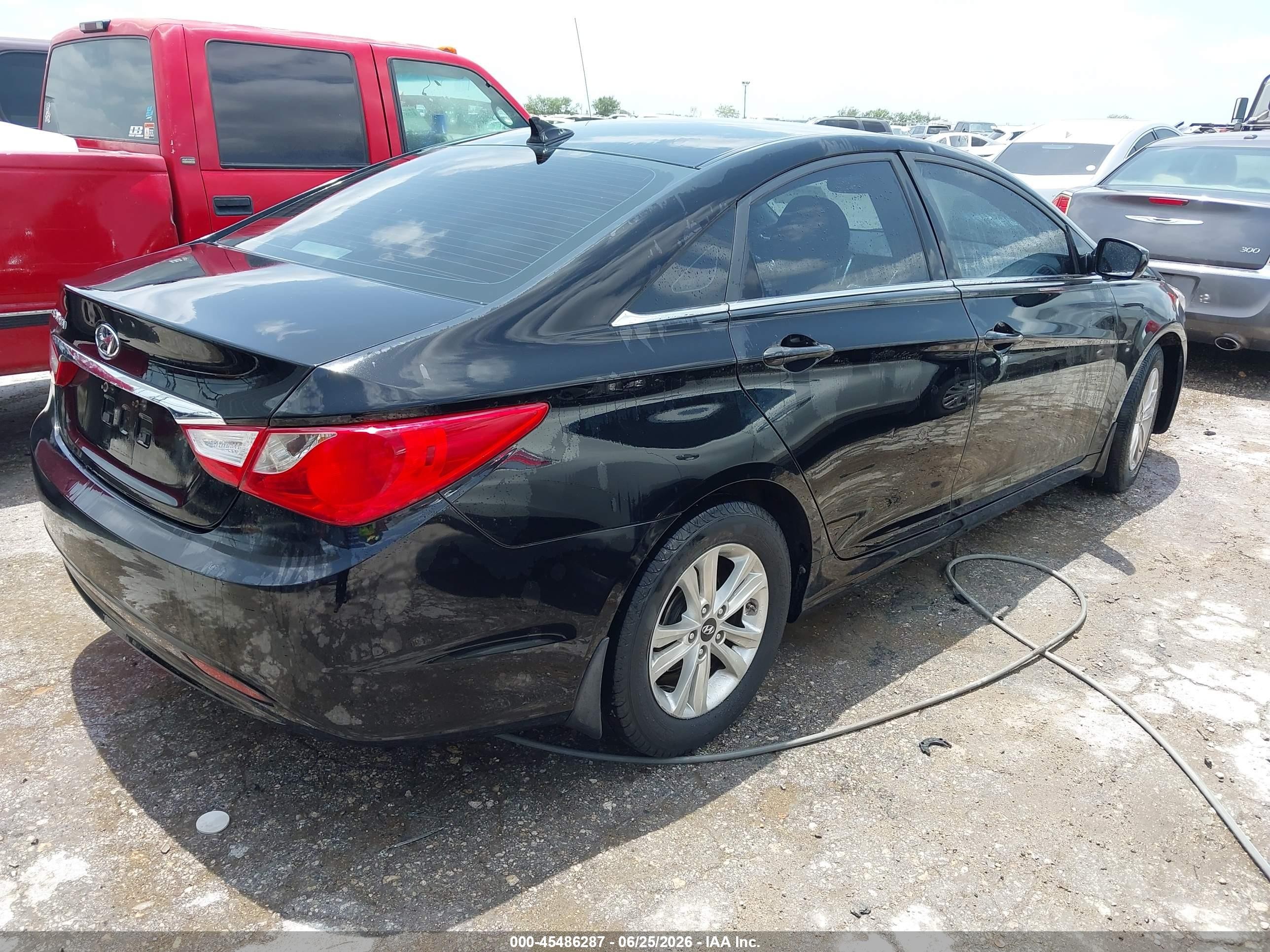 2011 Hyundai Sonata Gls Black vin: 5NPEB4AC3BH103211