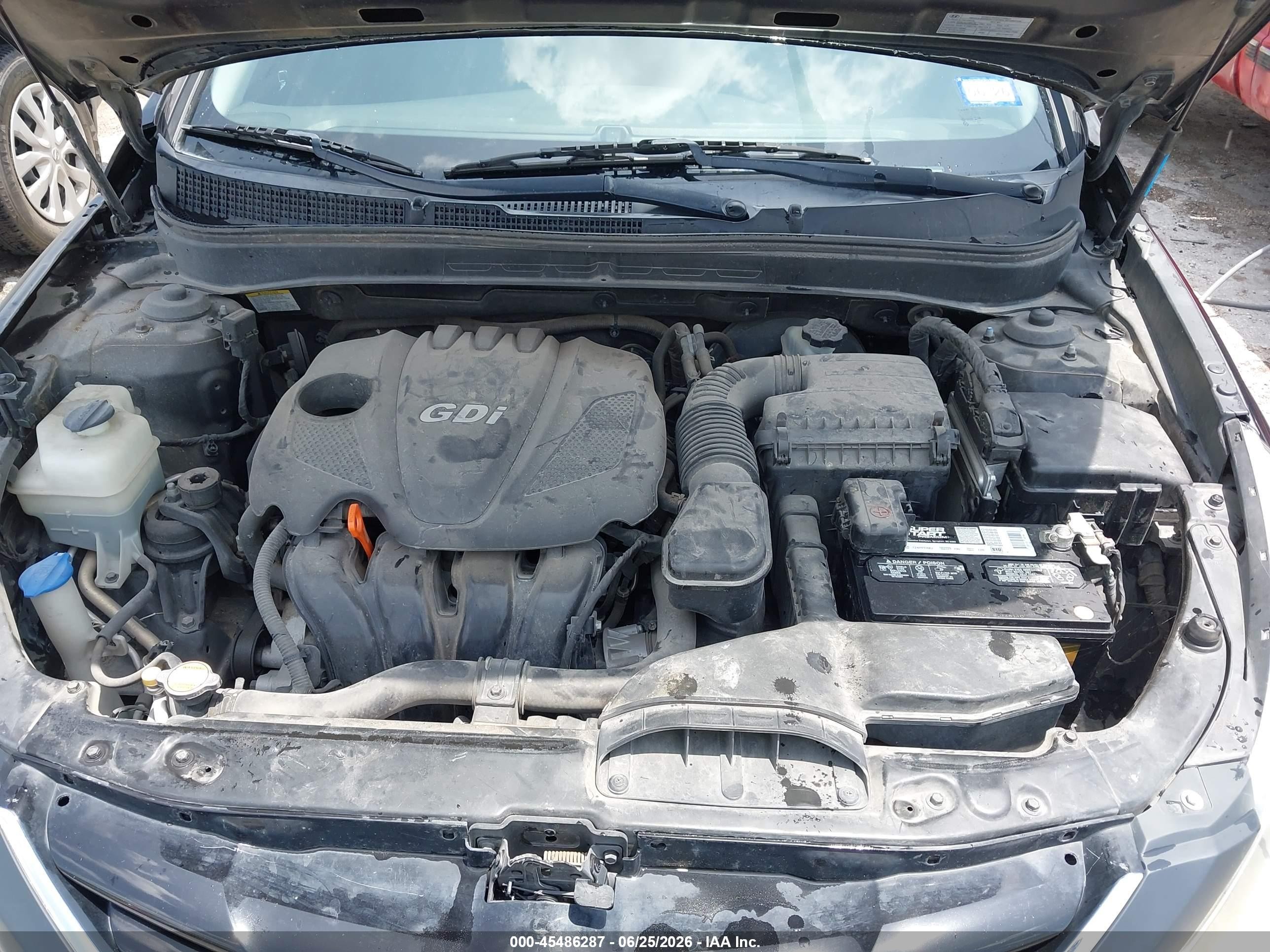 2011 Hyundai Sonata Gls Black vin: 5NPEB4AC3BH103211