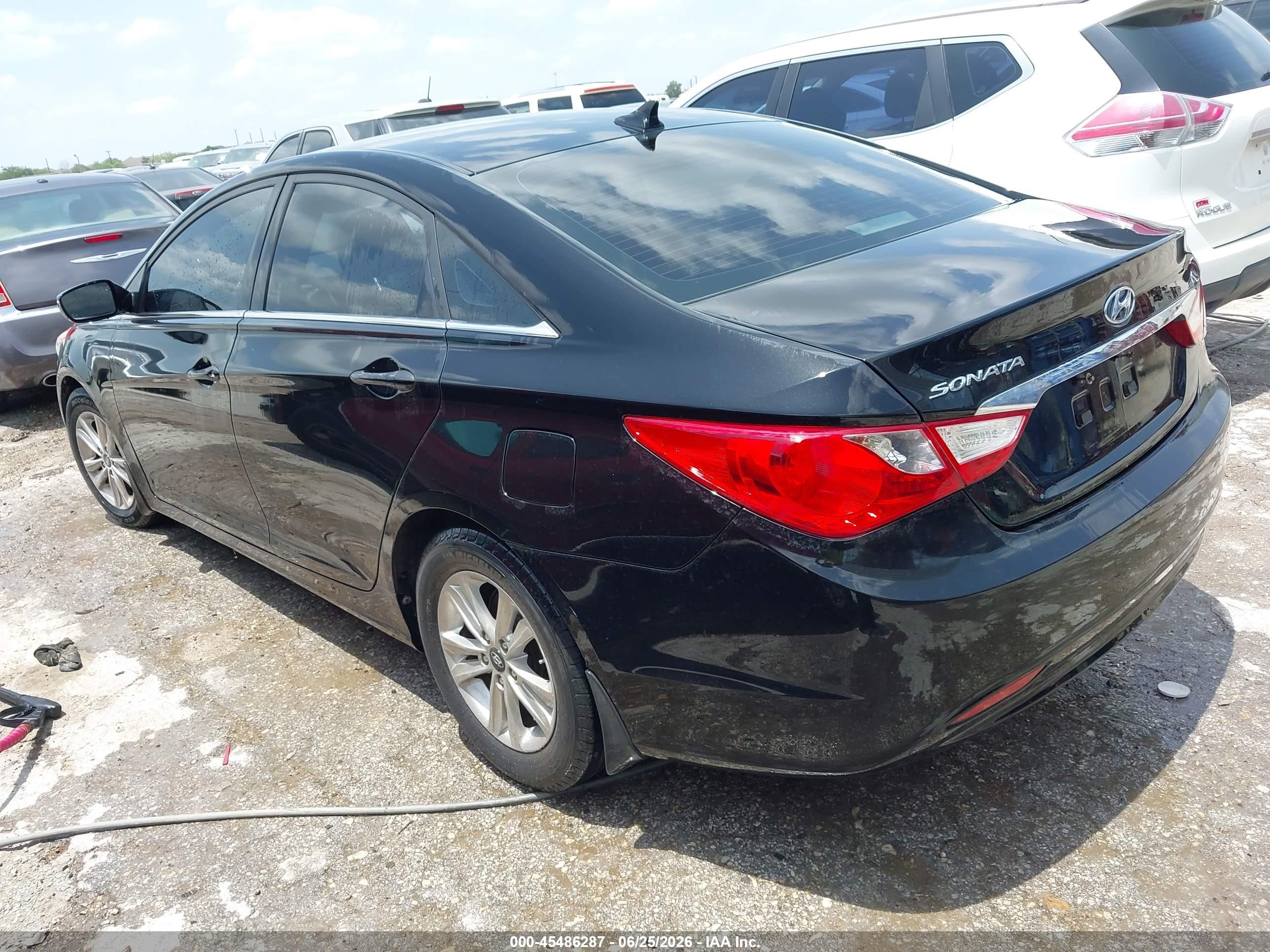 2011 Hyundai Sonata Gls Black vin: 5NPEB4AC3BH103211