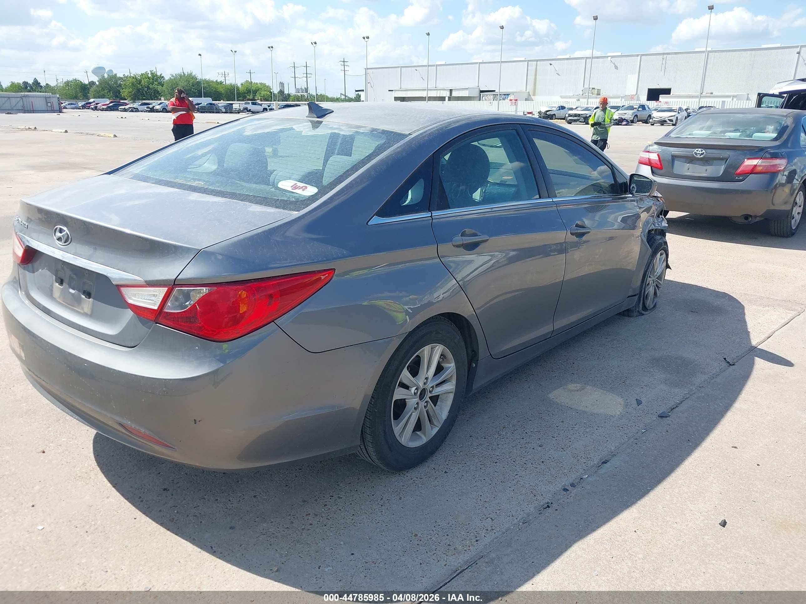 2011 Hyundai Sonata Gls Gray vin: 5NPEB4AC3BH108098