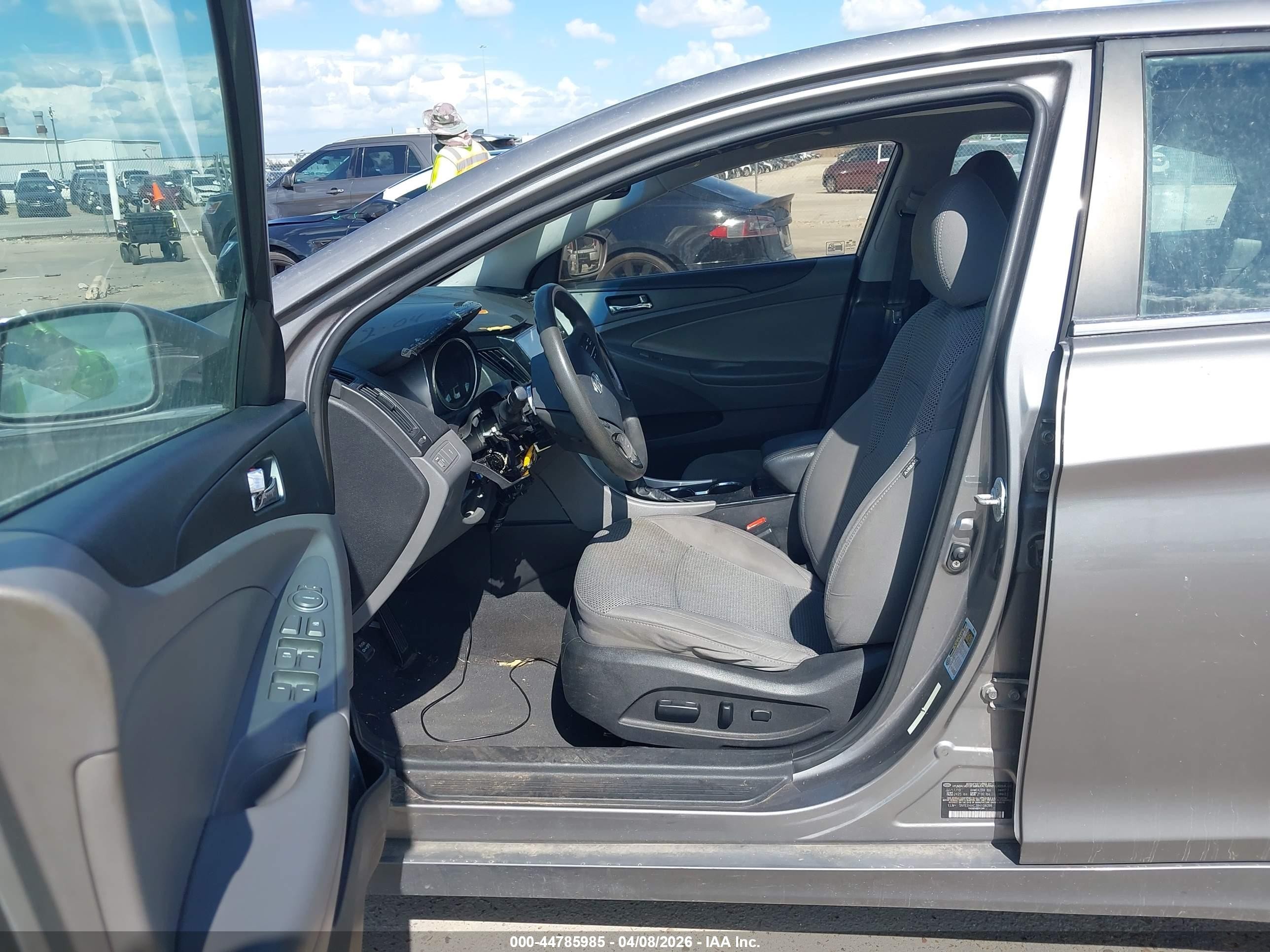 2011 Hyundai Sonata Gls Gray vin: 5NPEB4AC3BH108098