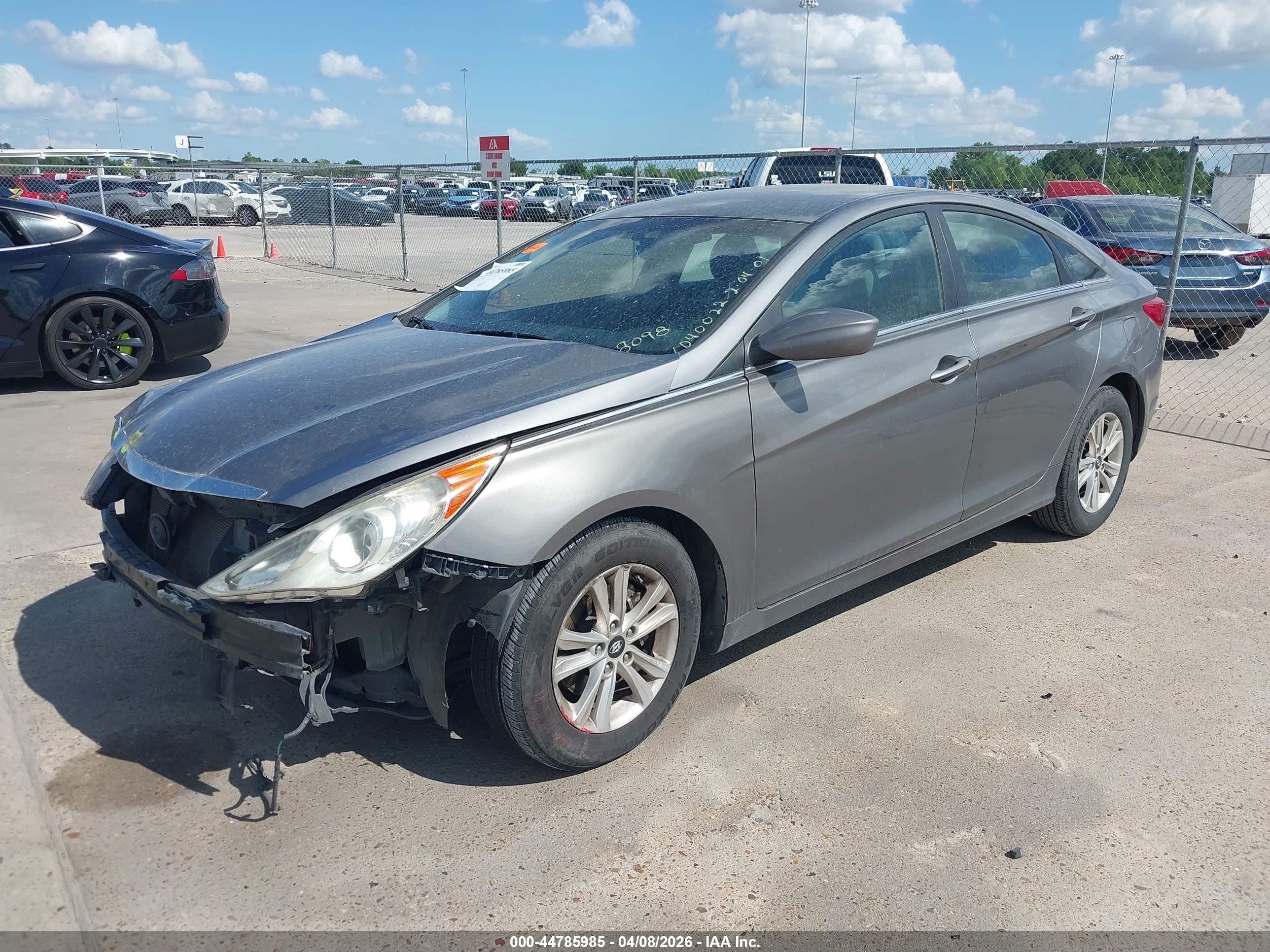2011 Hyundai Sonata Gls Gray vin: 5NPEB4AC3BH108098