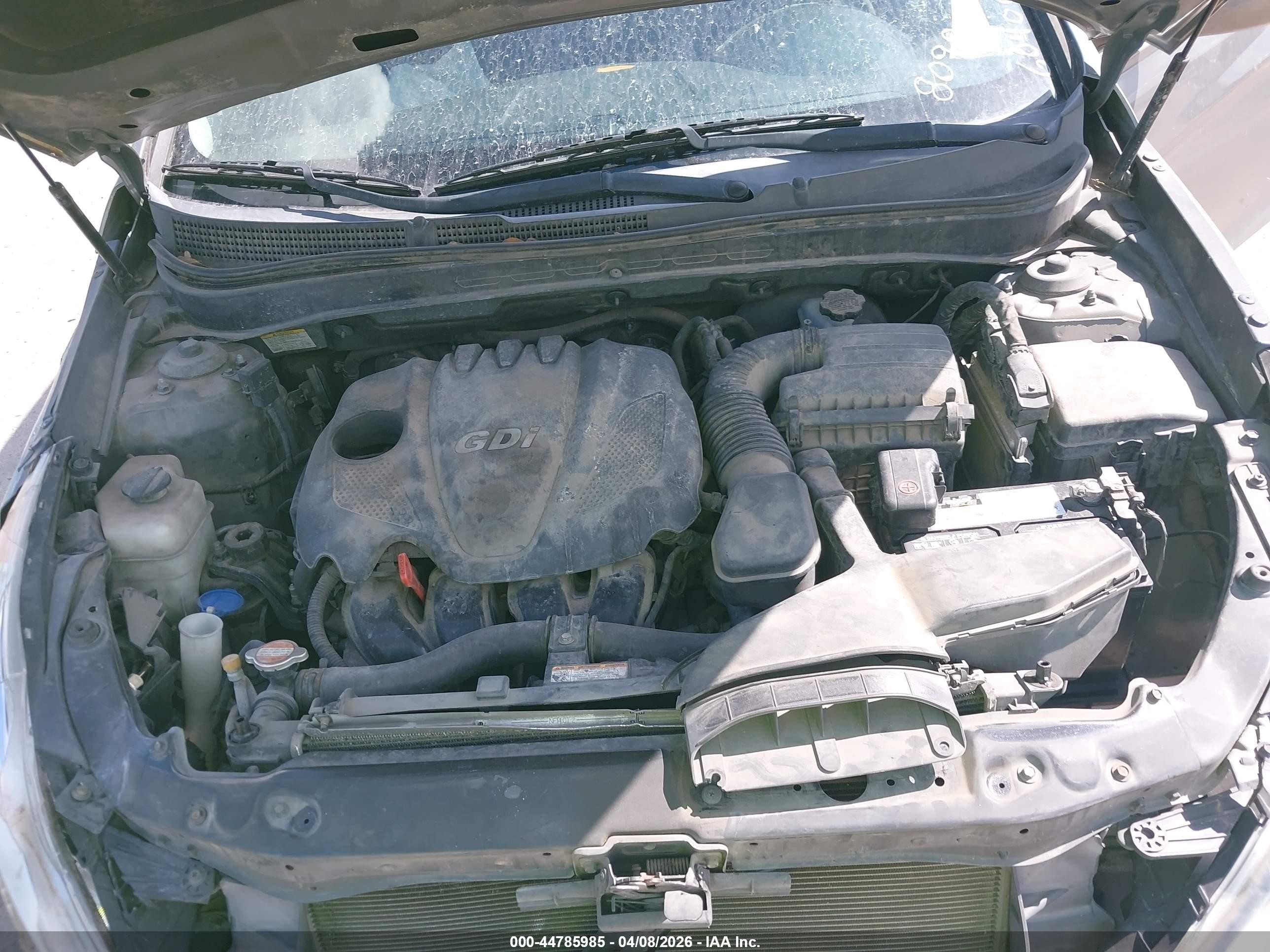 2011 Hyundai Sonata Gls Gray vin: 5NPEB4AC3BH108098
