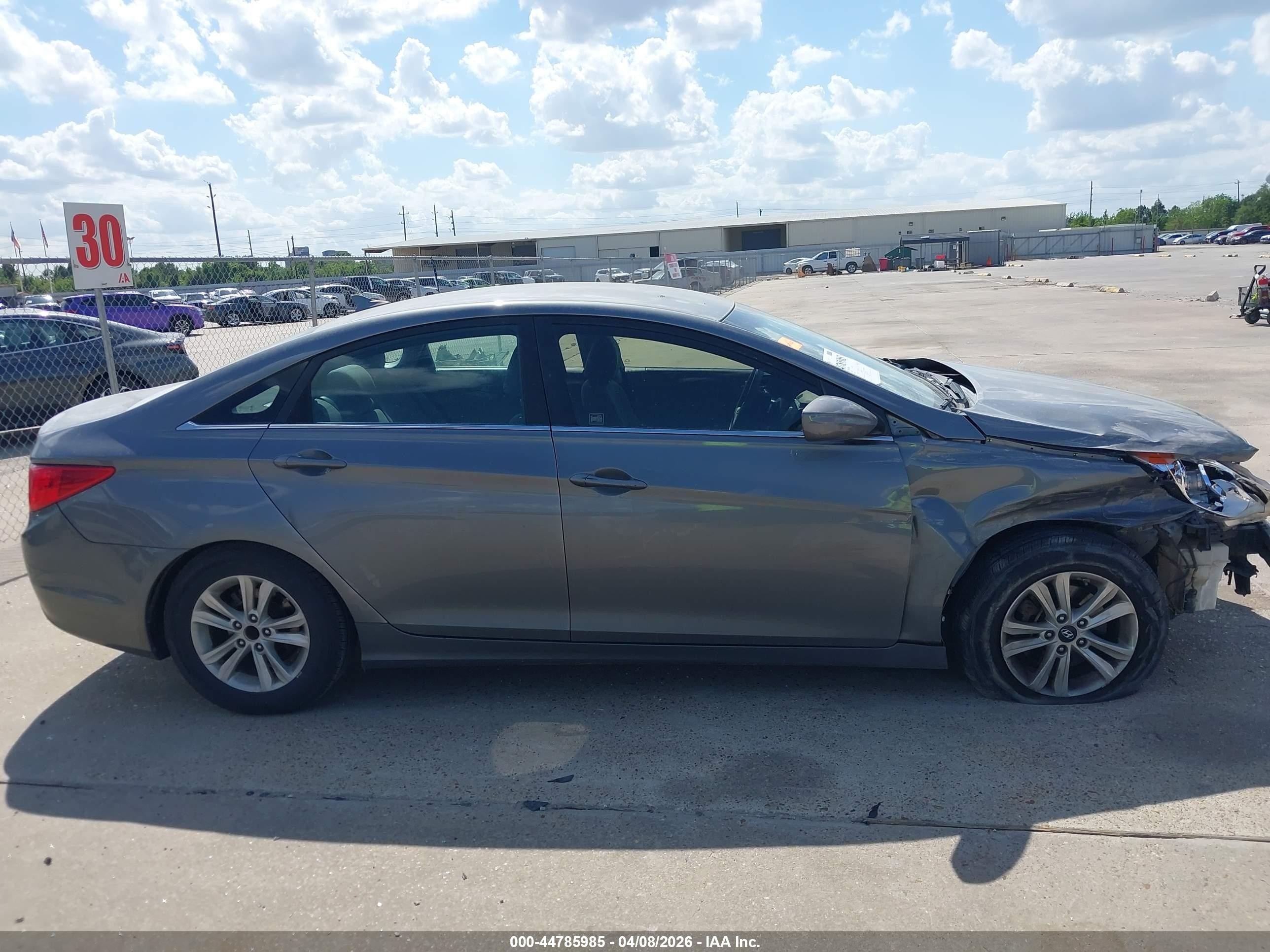 2011 Hyundai Sonata Gls Gray vin: 5NPEB4AC3BH108098