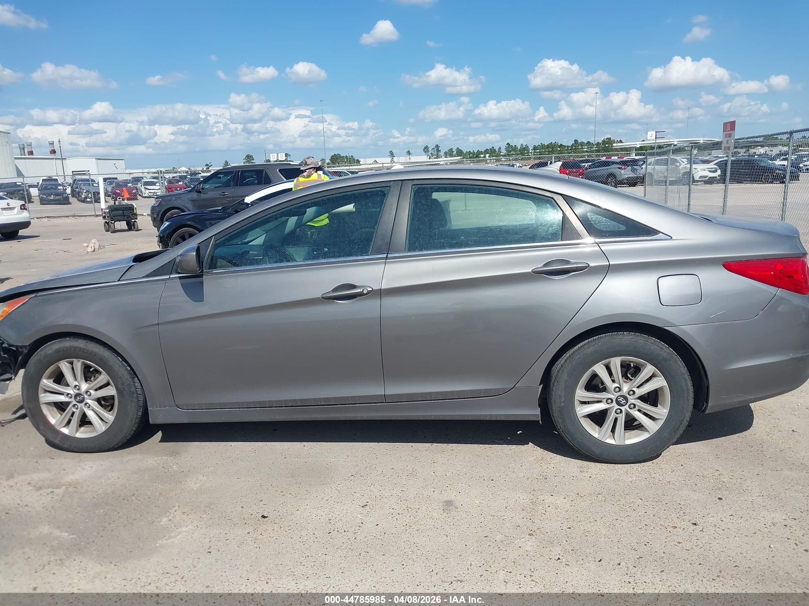 2011 Hyundai Sonata Gls Gray vin: 5NPEB4AC3BH108098