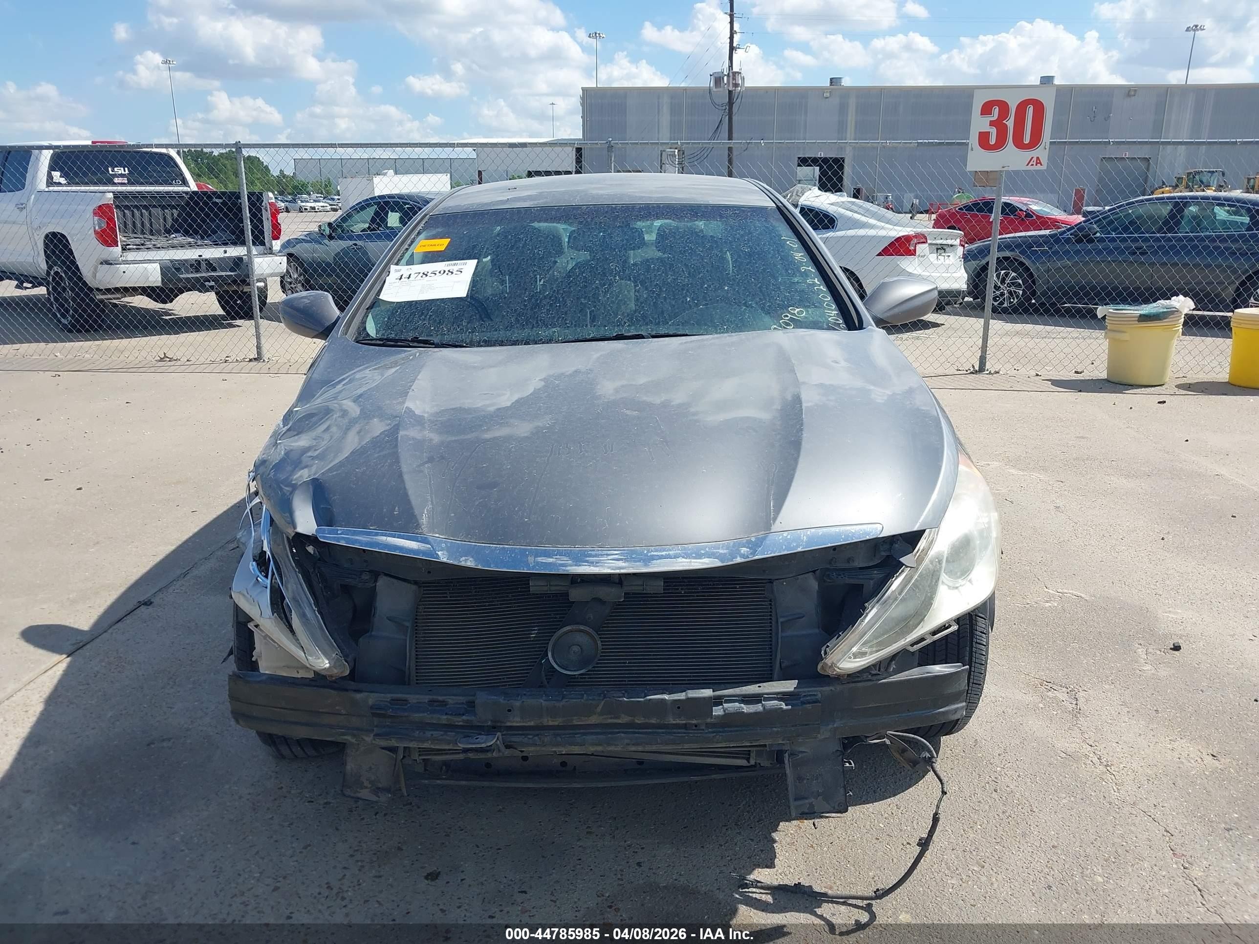 2011 Hyundai Sonata Gls Gray vin: 5NPEB4AC3BH108098