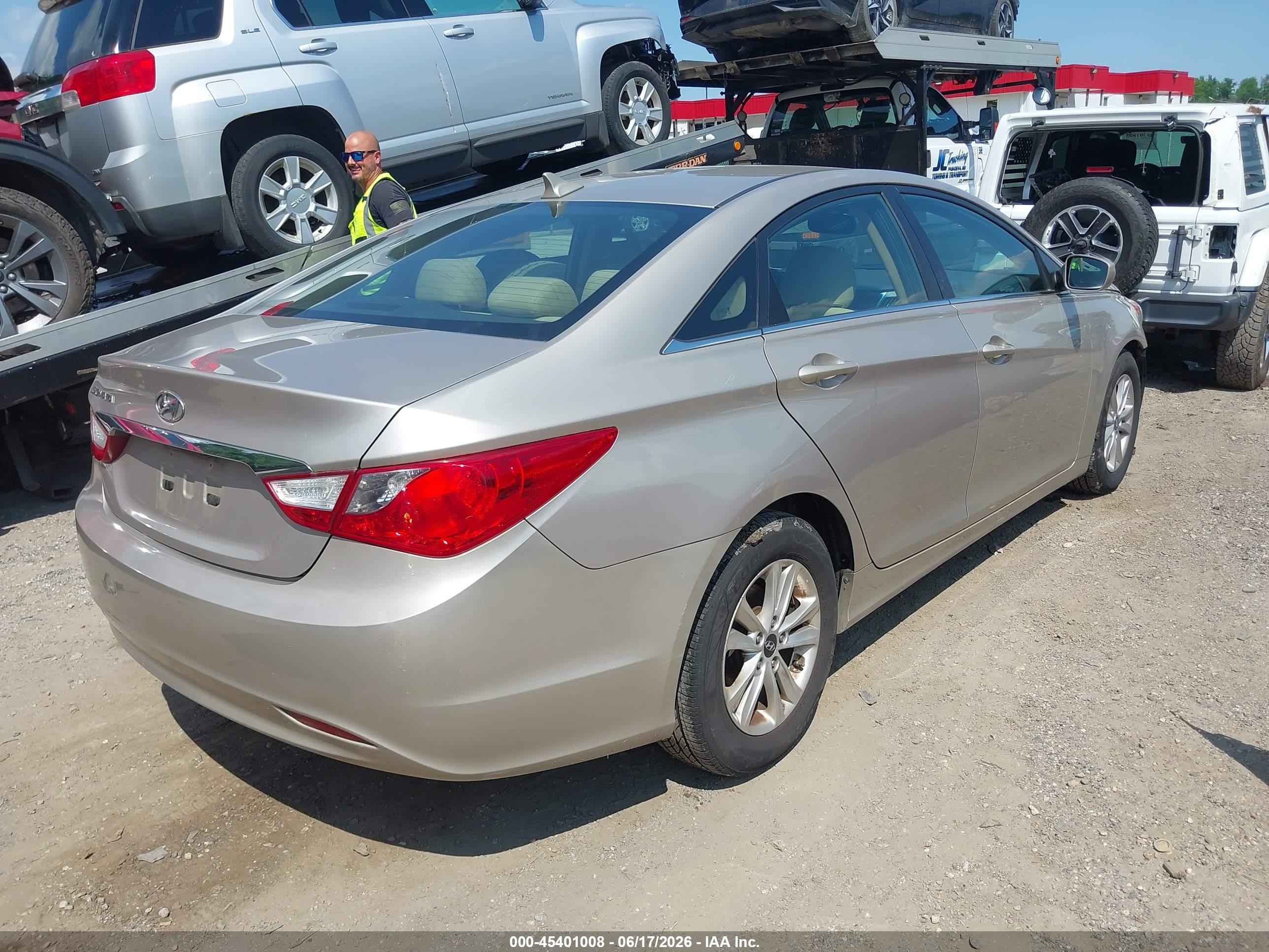 2011 Hyundai Sonata Gls Gold vin: 5NPEB4AC3BH109249