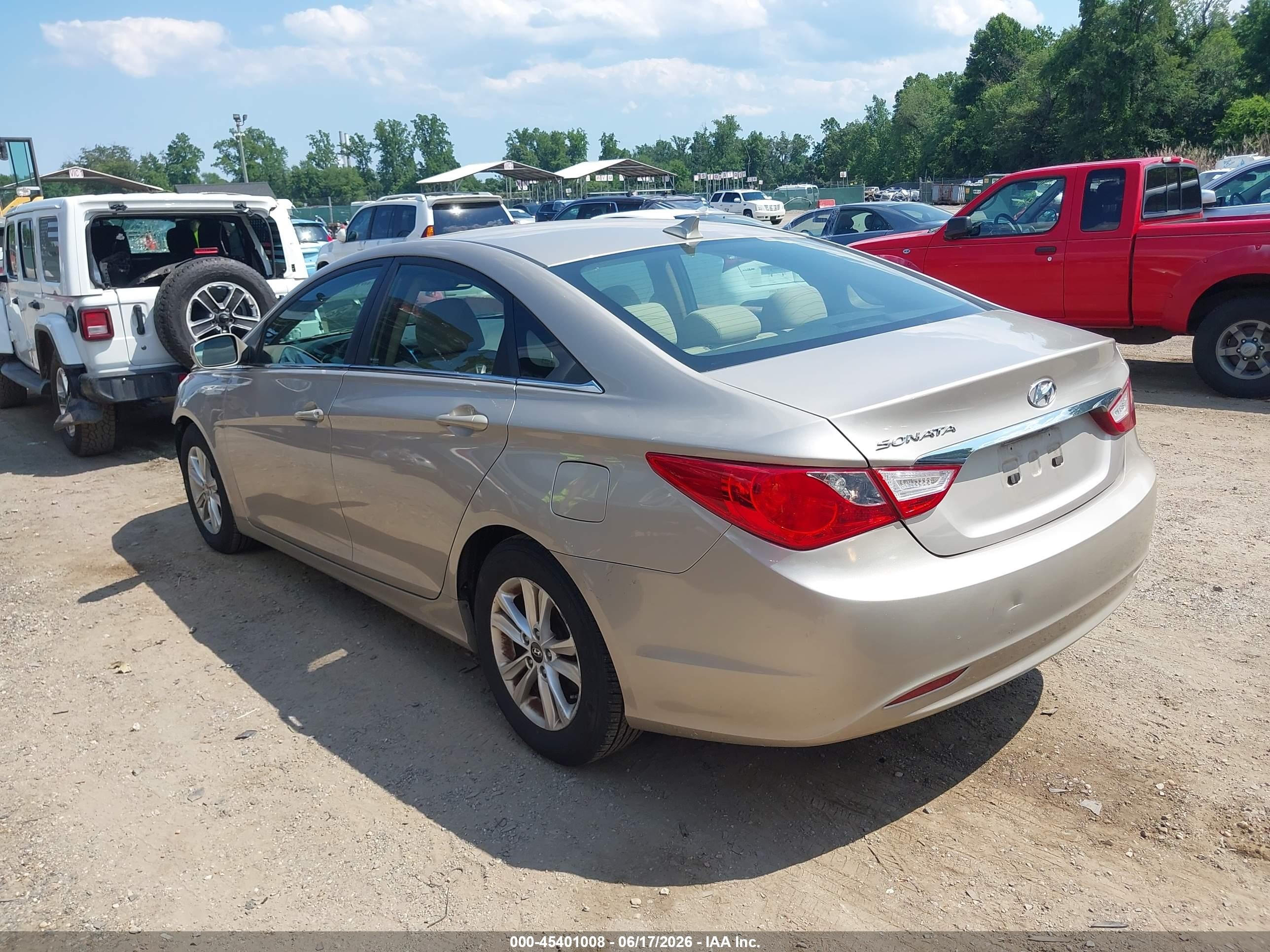 2011 Hyundai Sonata Gls Gold vin: 5NPEB4AC3BH109249