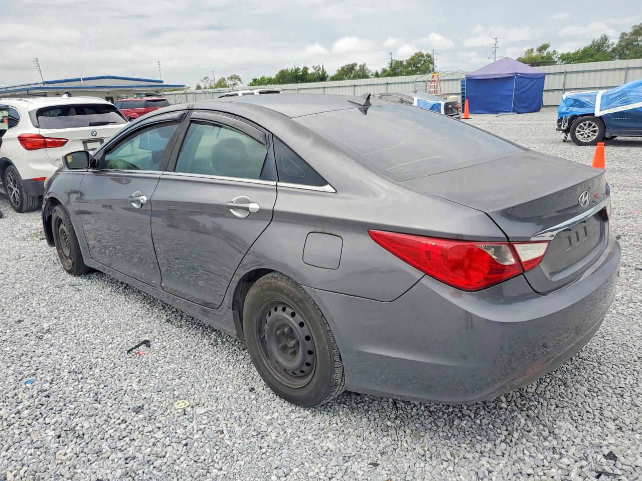 2011 Hyundai Sonata Gls Gray vin: 5NPEB4AC3BH119988