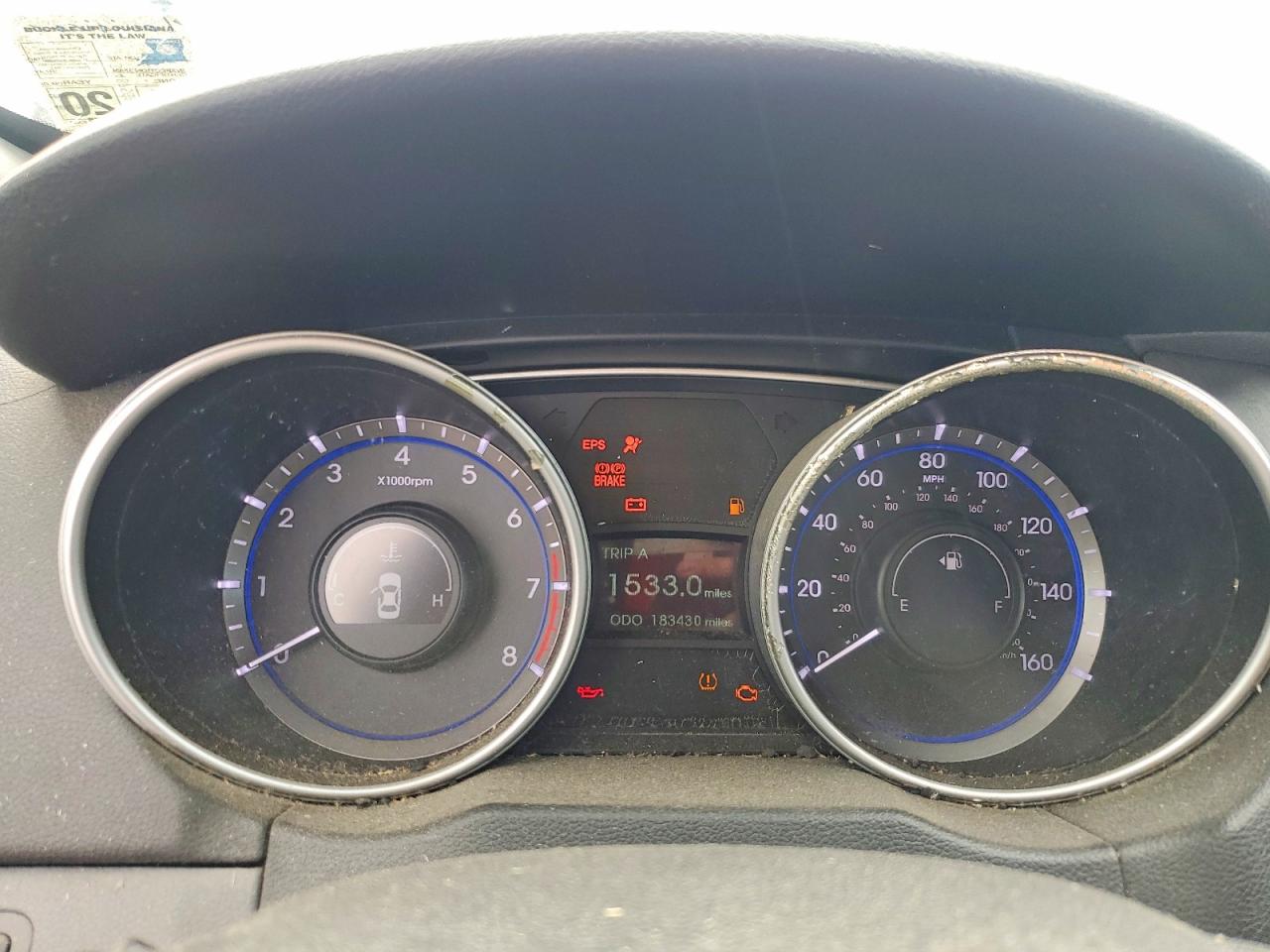 2011 Hyundai Sonata Gls Gray vin: 5NPEB4AC3BH119988