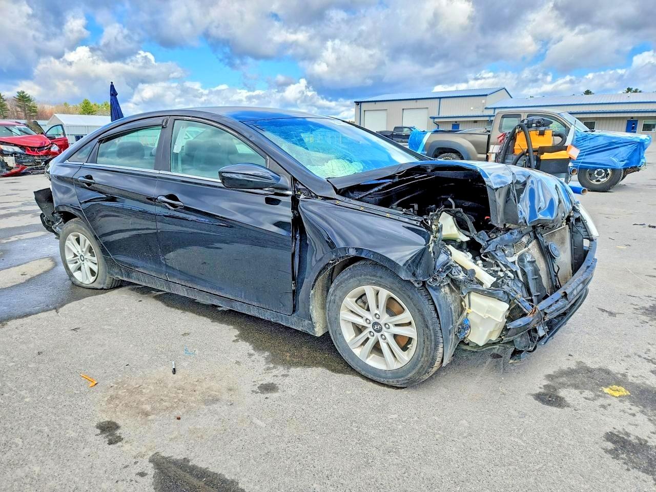 2011 Hyundai Sonata Gls Black vin: 5NPEB4AC3BH136550